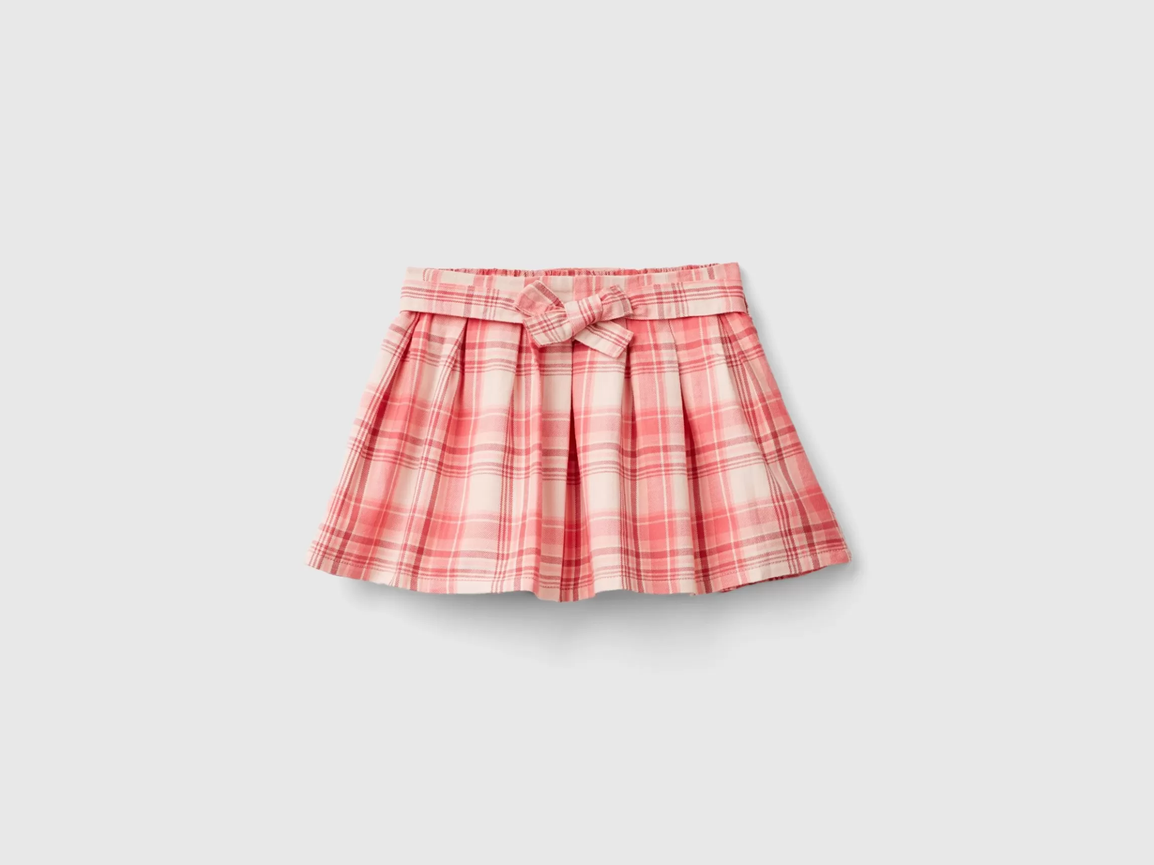 United Colors of Benetton Tartan skirt with sash