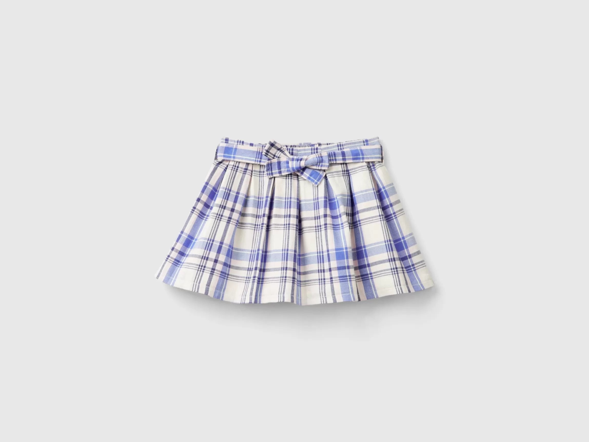 United Colors of Benetton Tartan skirt with sash