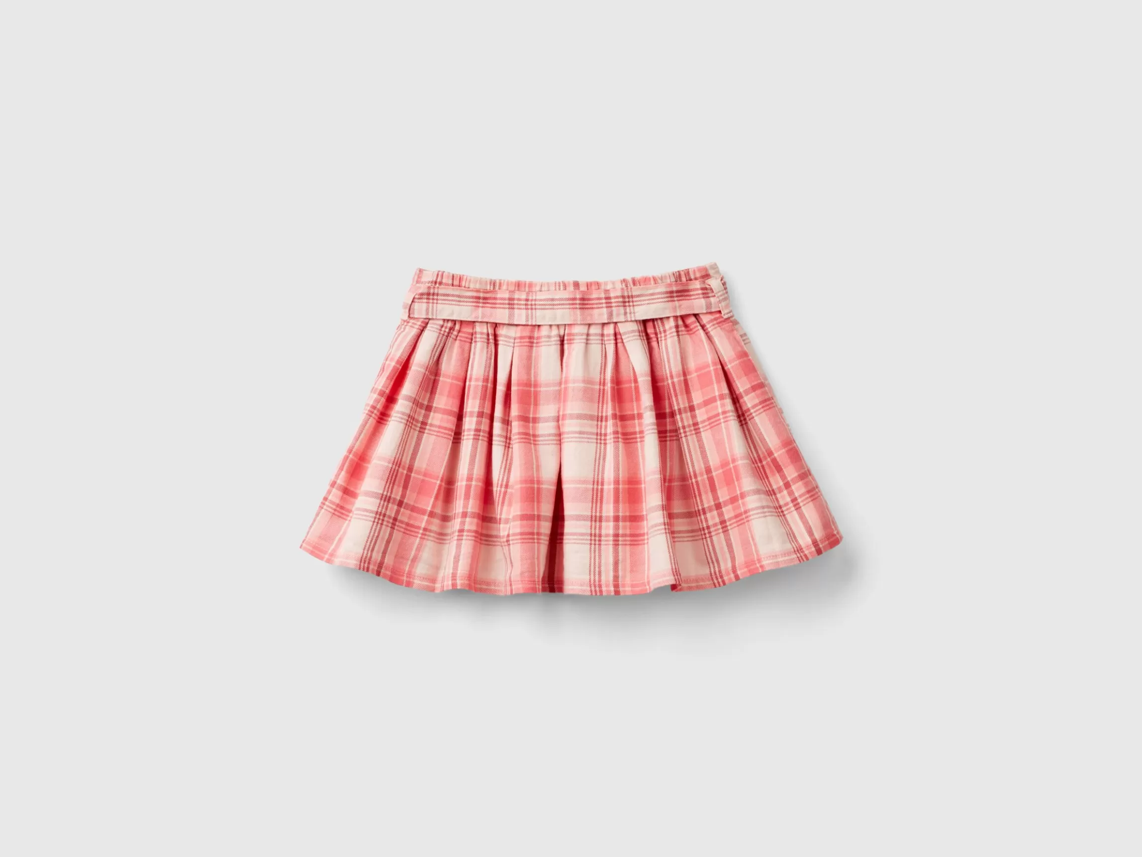 United Colors of Benetton Tartan skirt with sash