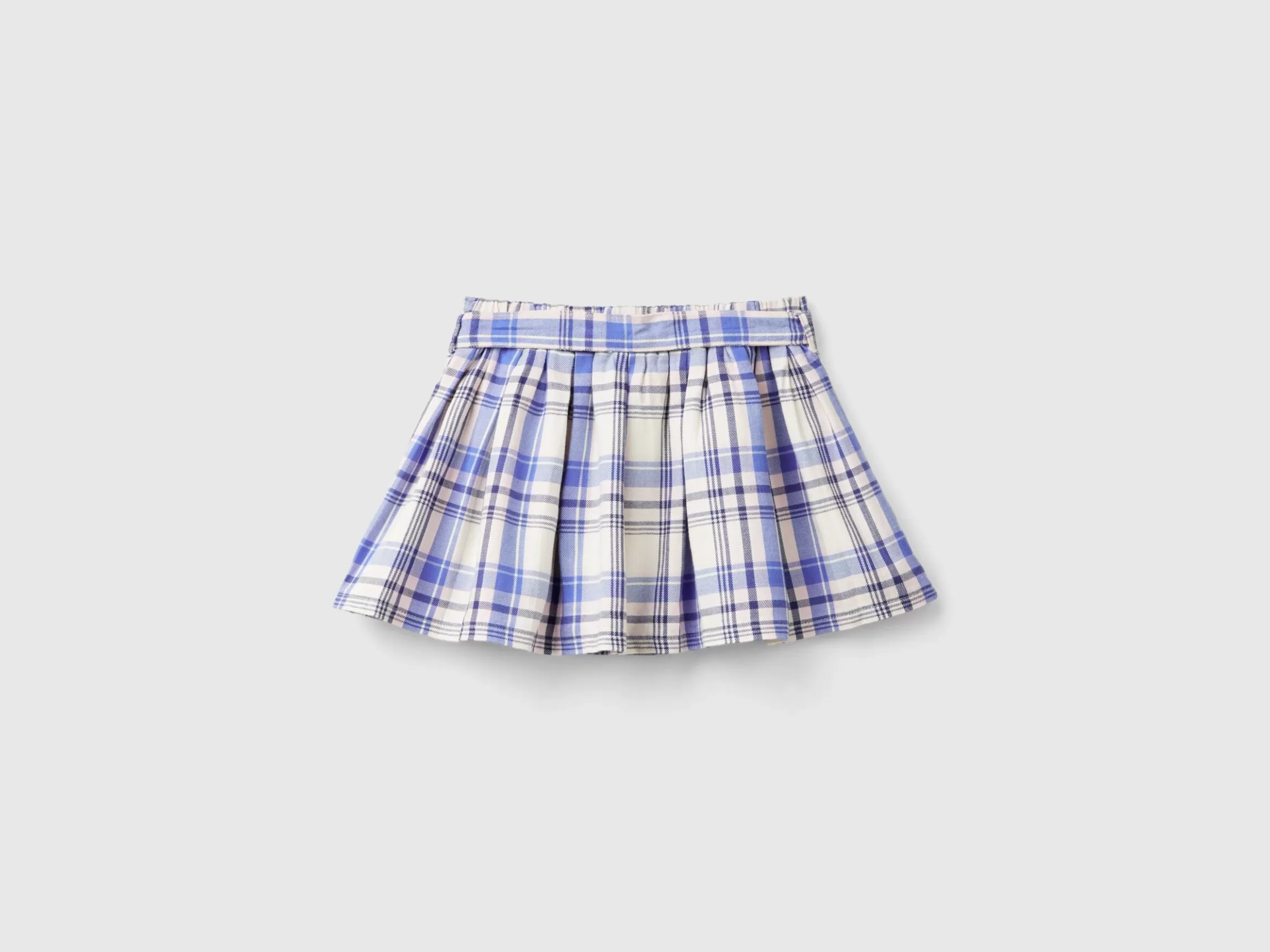 United Colors of Benetton Tartan skirt with sash