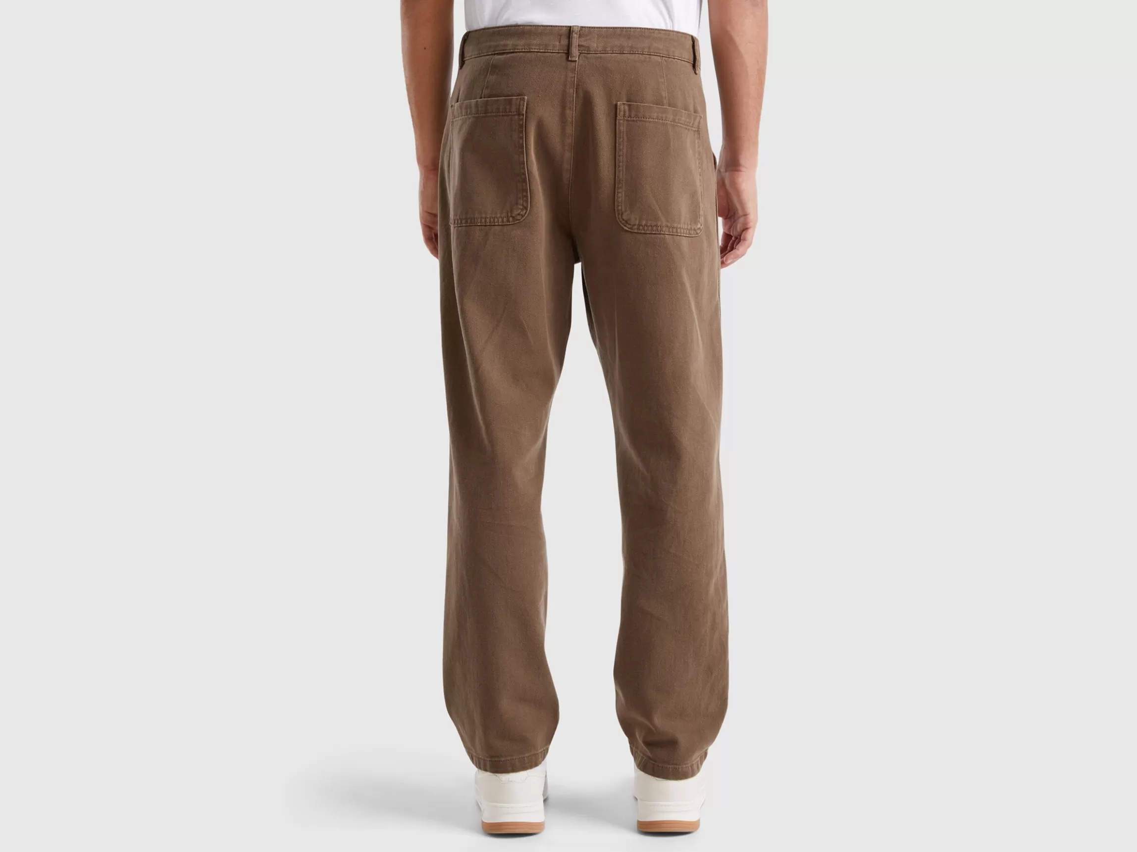 United Colors of Benetton Trousers in pure cotton