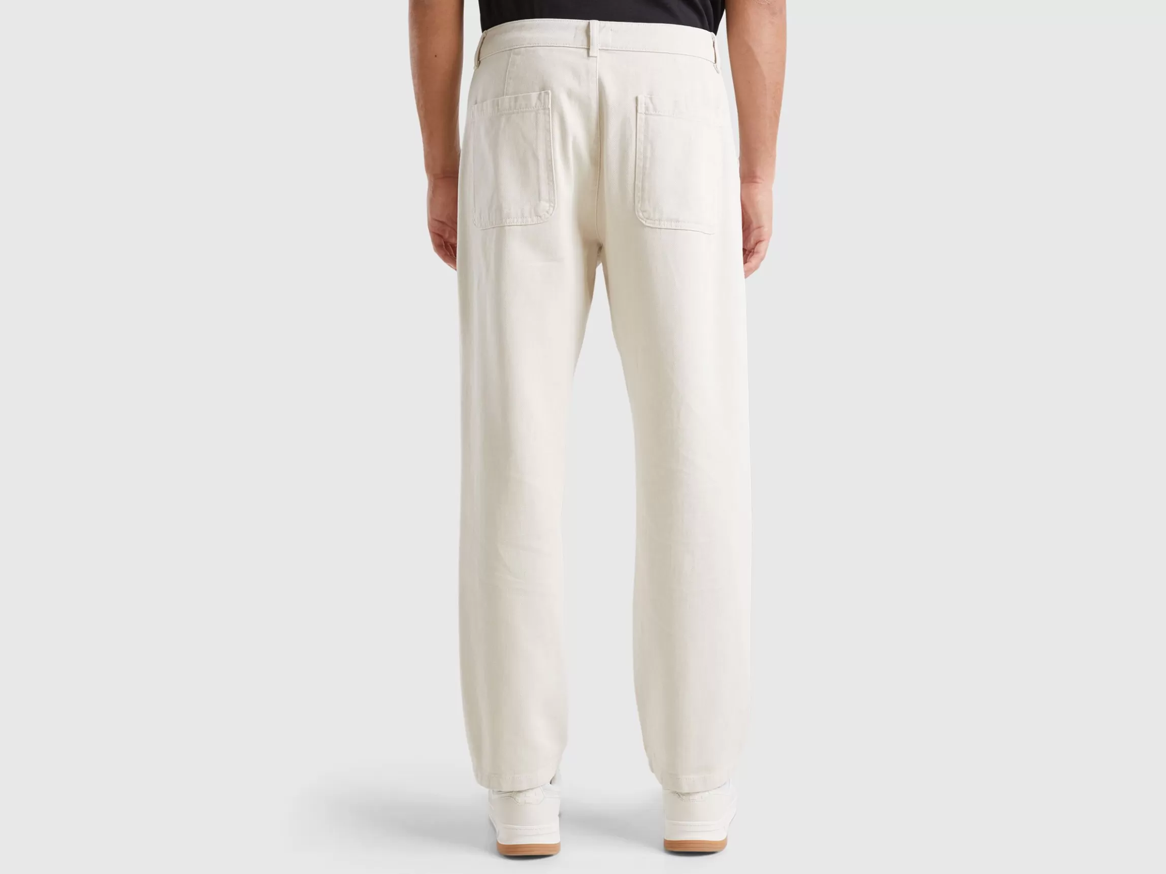 United Colors of Benetton Trousers in pure cotton