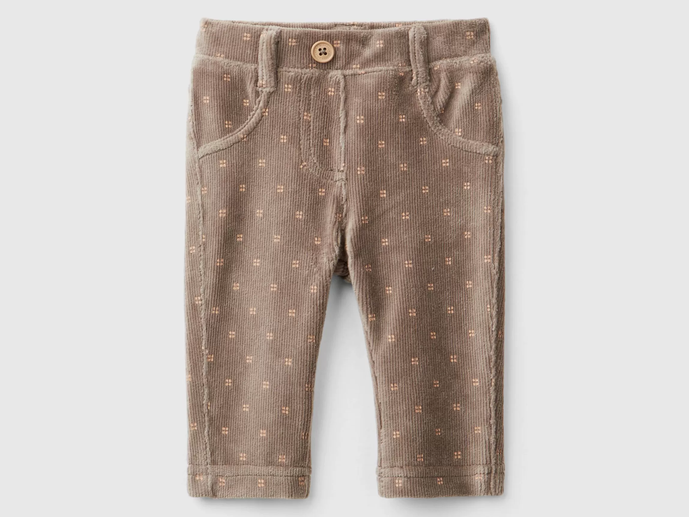 United Colors of Benetton Trousers with chenille pattern print