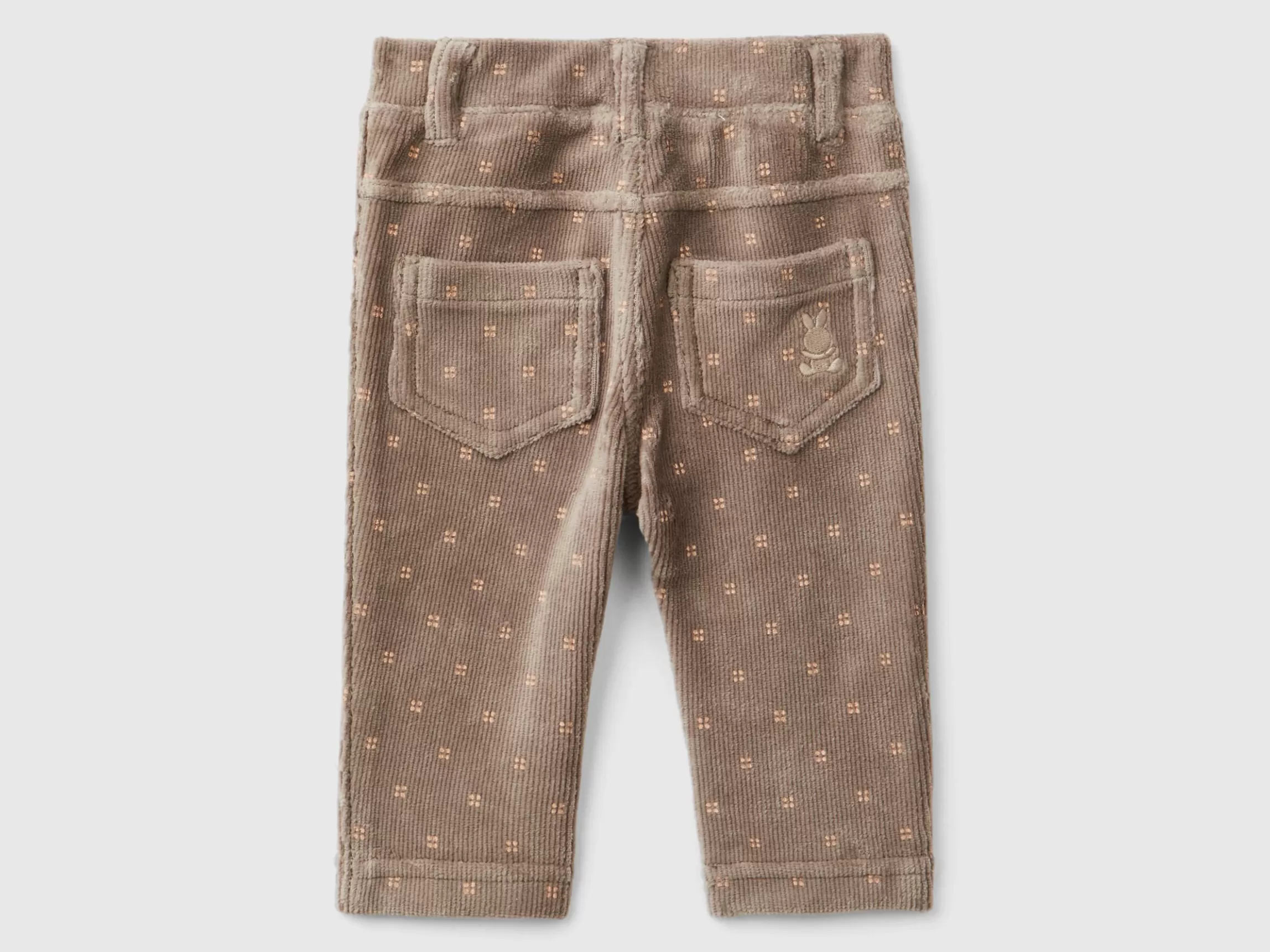 United Colors of Benetton Trousers with chenille pattern print