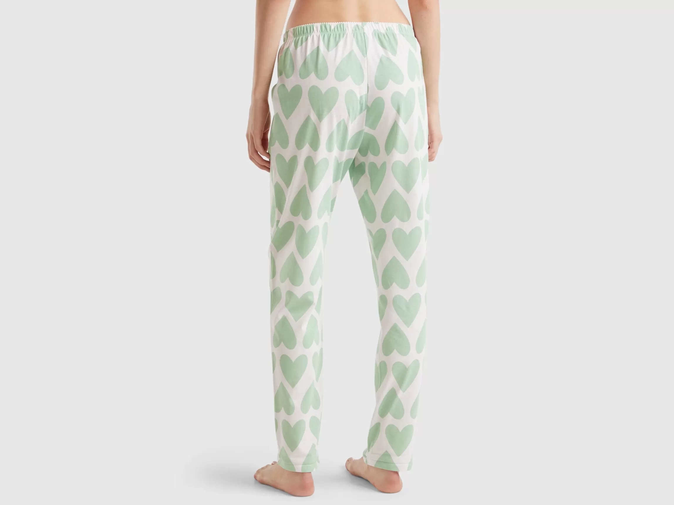 United Colors of Benetton Trousers with heart print