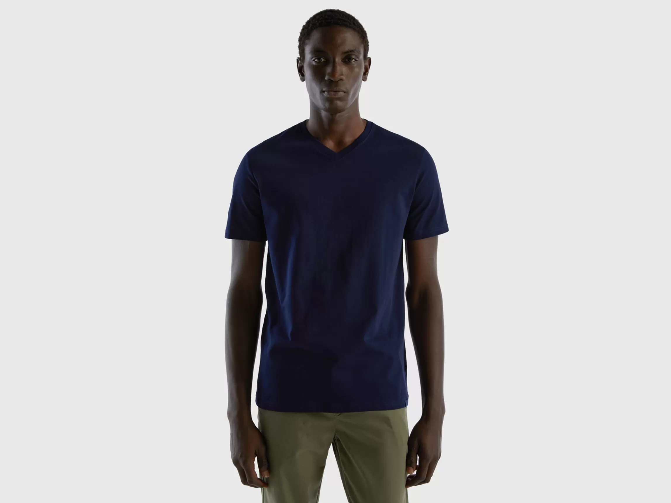 United Colors of Benetton T-shirt in long fiber cotton