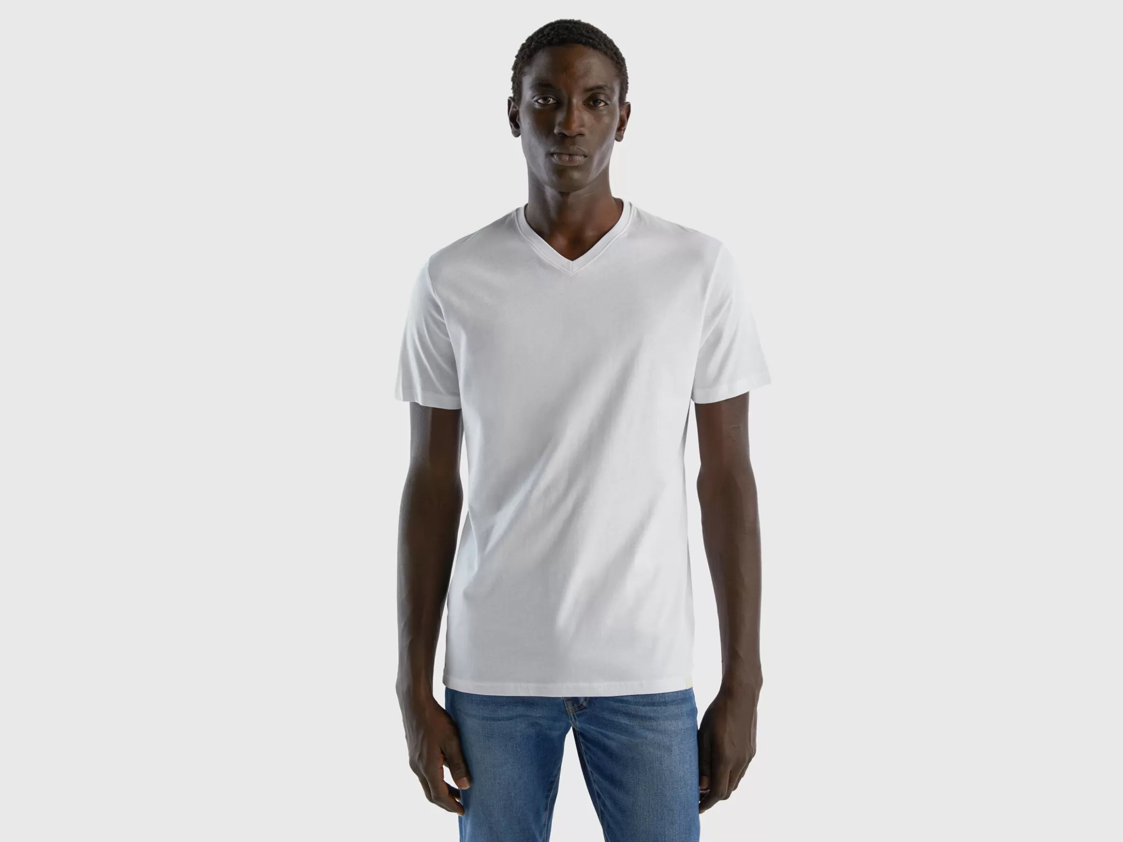 United Colors of Benetton T-shirt in long fiber cotton