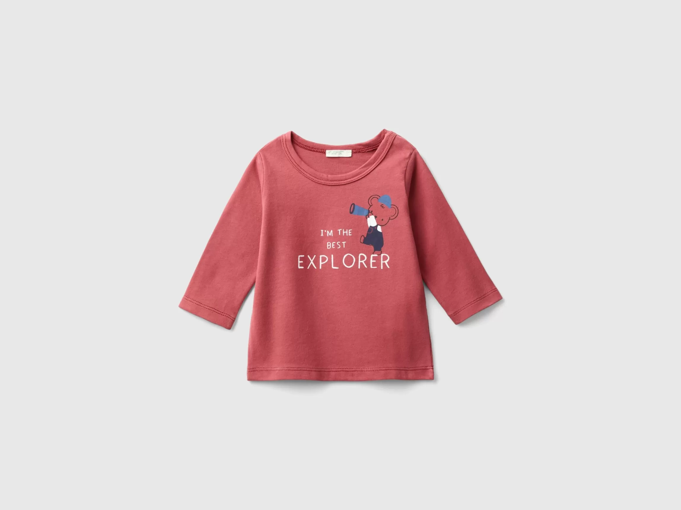 United Colors of Benetton T-shirt in organic cotton with print