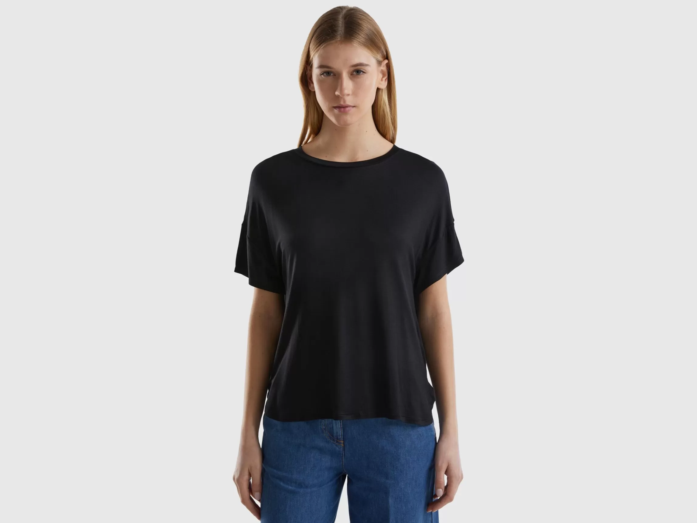 United Colors of Benetton T-shirt in stretch viscose