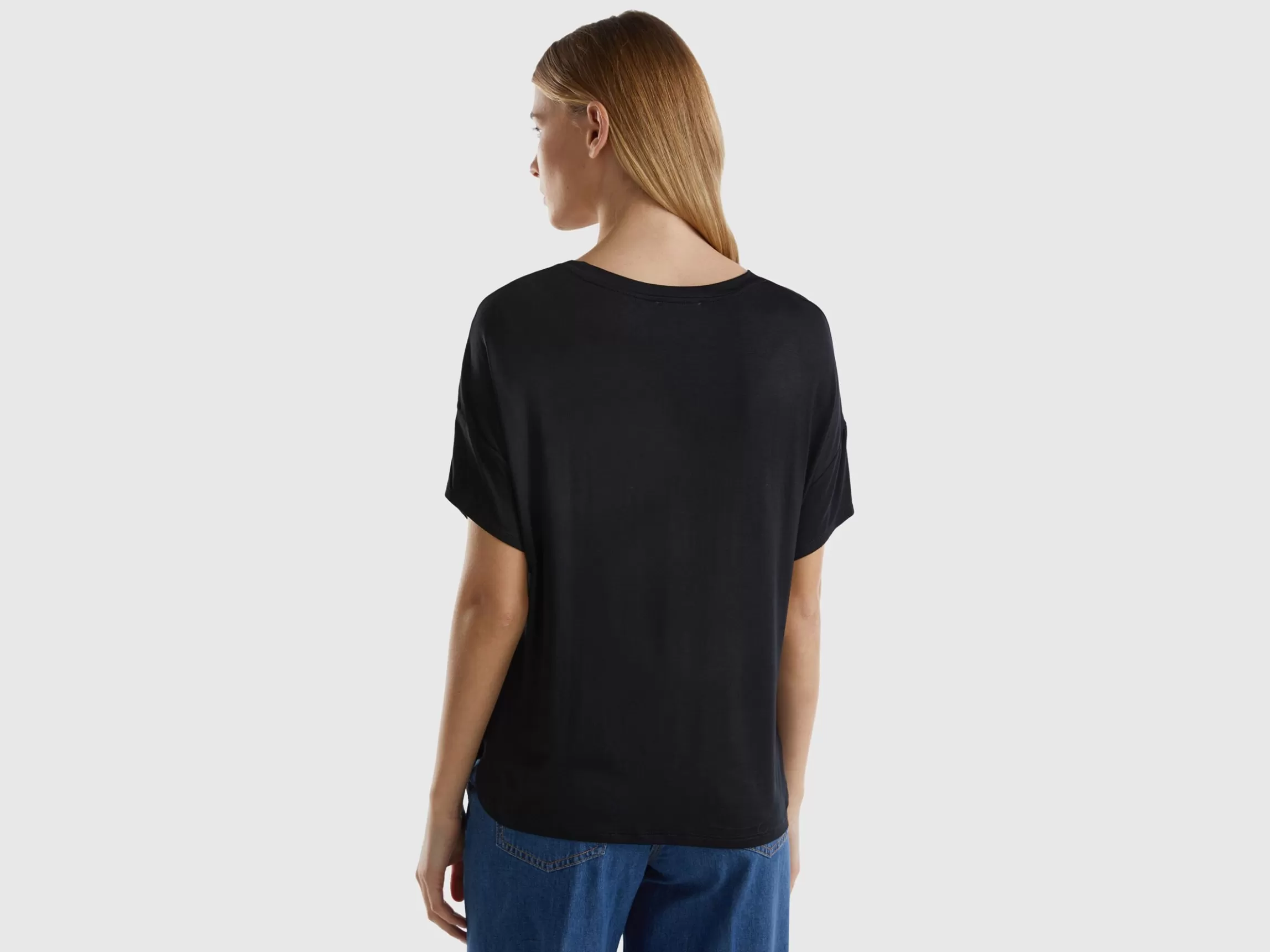 United Colors of Benetton T-shirt in stretch viscose