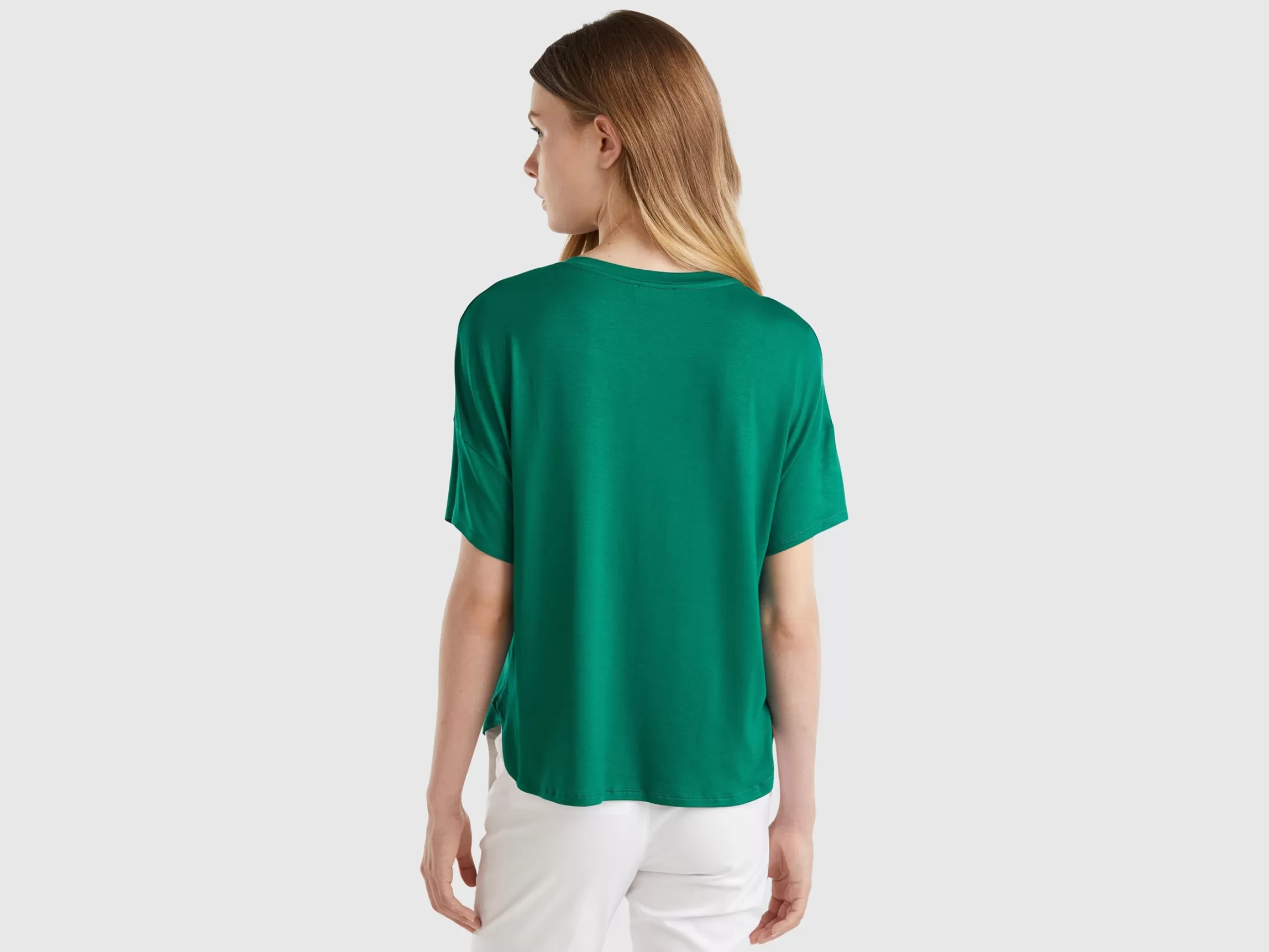 United Colors of Benetton T-shirt in stretch viscose