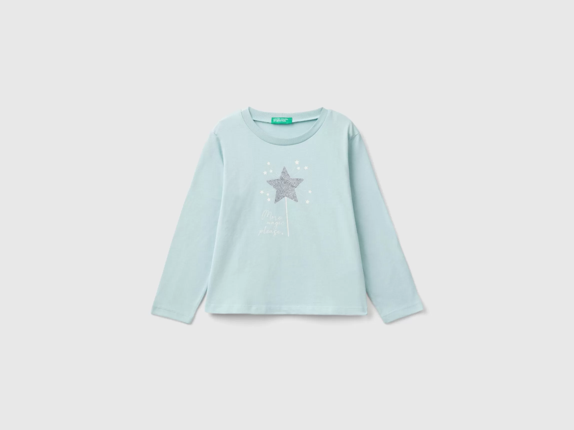 United Colors of Benetton T-shirt with glittery print