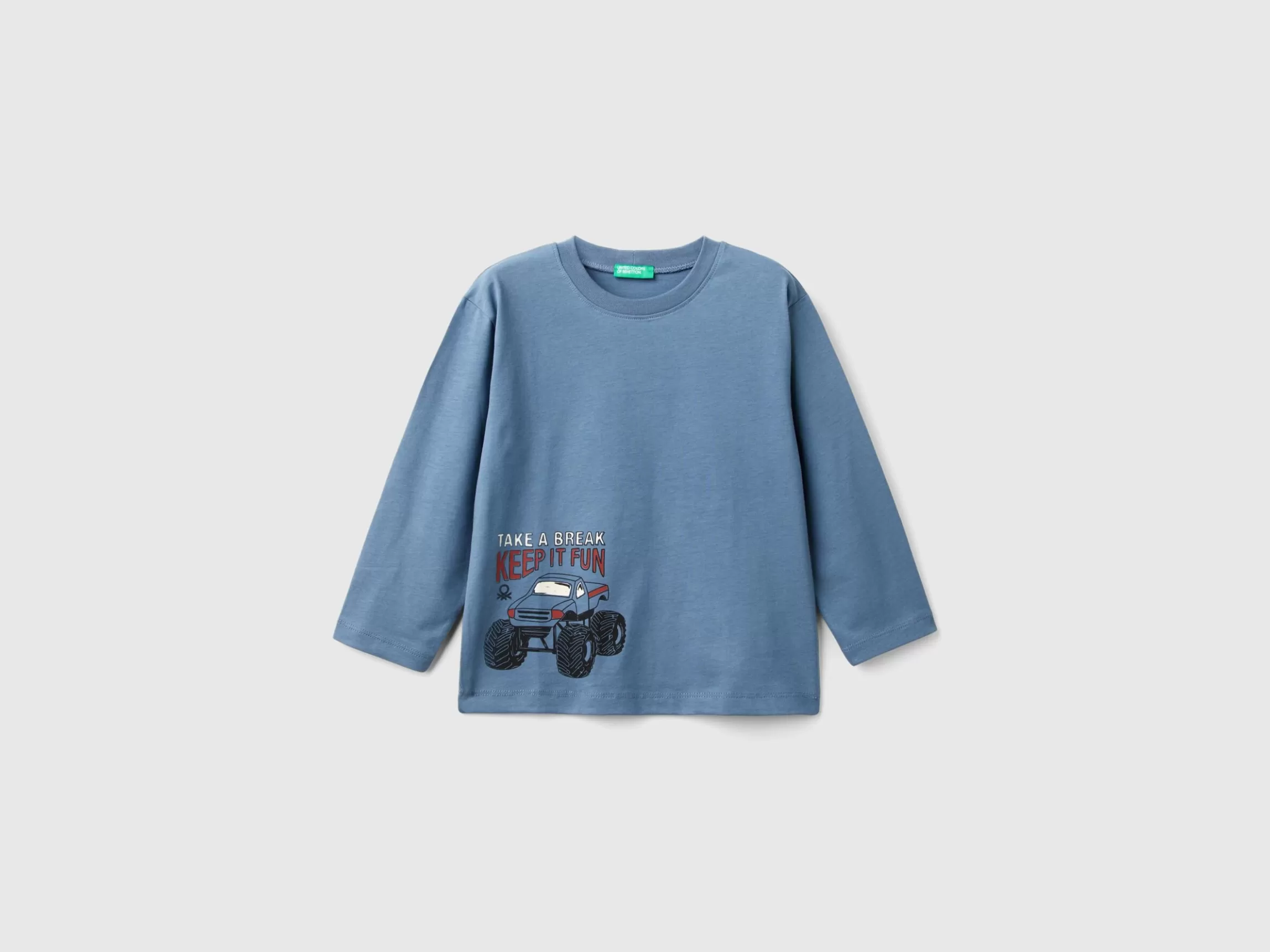 United Colors of Benetton T-shirt with print in warm organic cotton