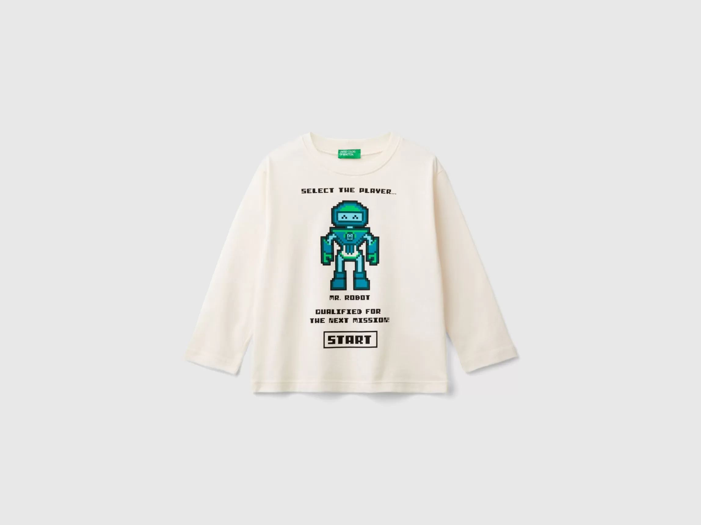 United Colors of Benetton T-shirt with print in warm organic cotton