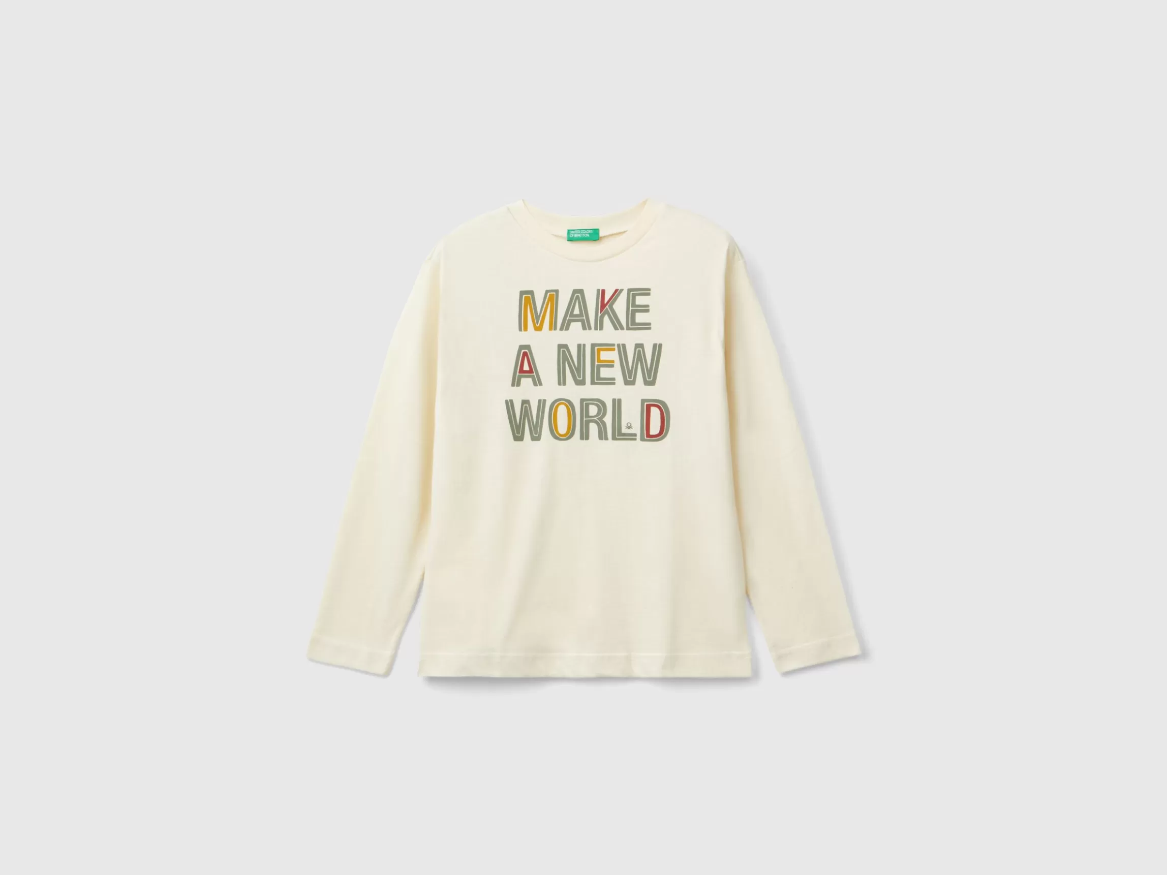 United Colors of Benetton T-shirt with print in warm organic cotton