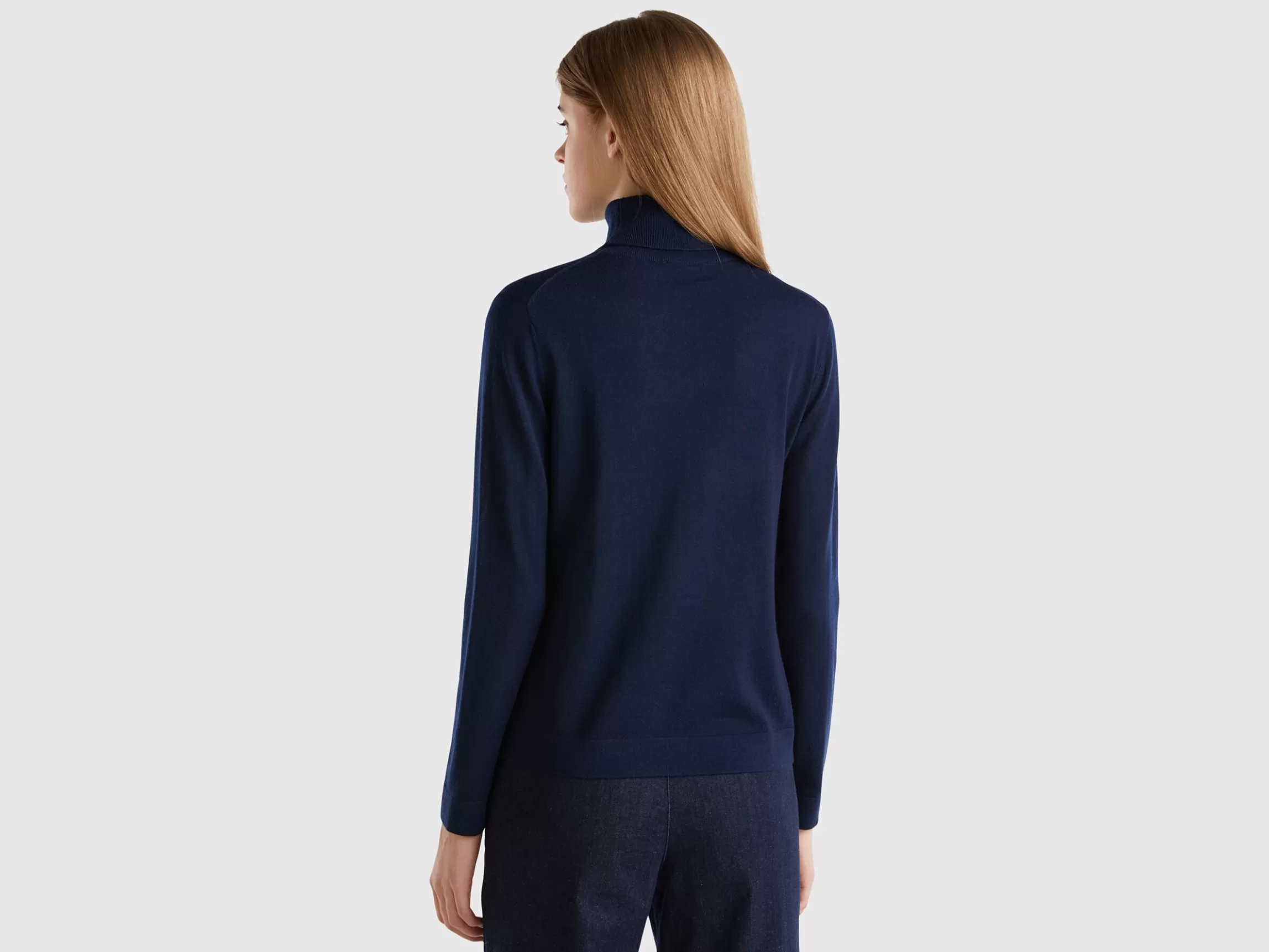 United Colors of Benetton Turtleneck in pure Merino wool