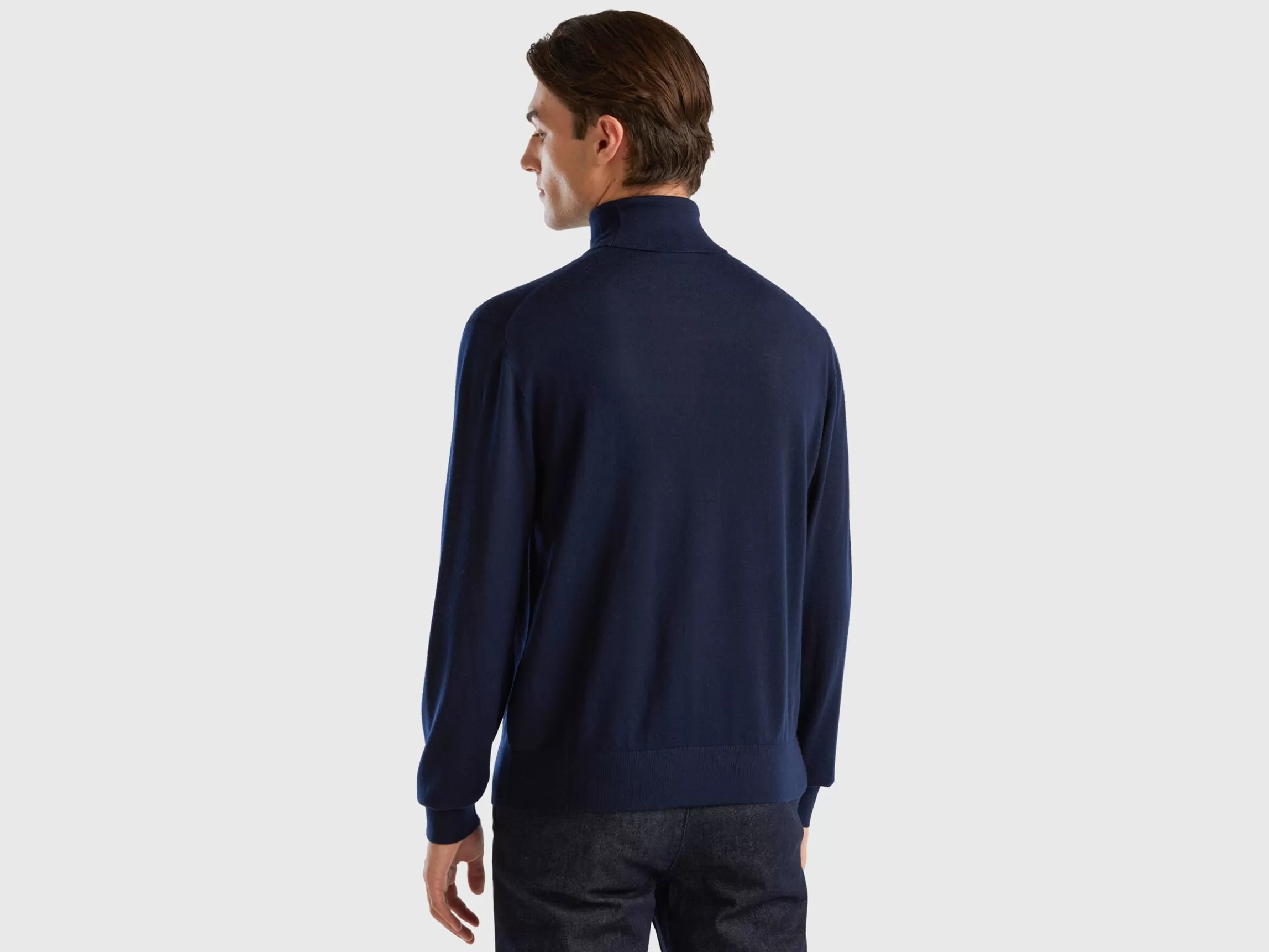 United Colors of Benetton Turtleneck in pure Merino wool