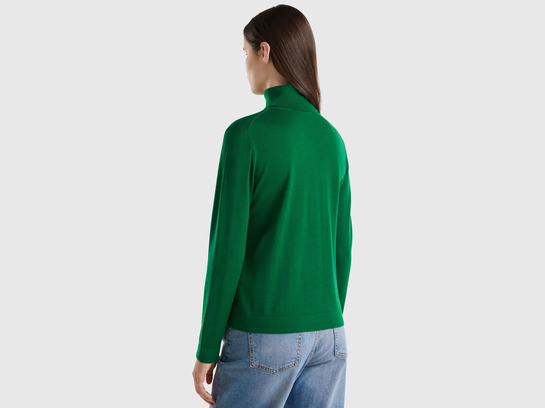 United Colors of Benetton Turtleneck in pure Merino wool