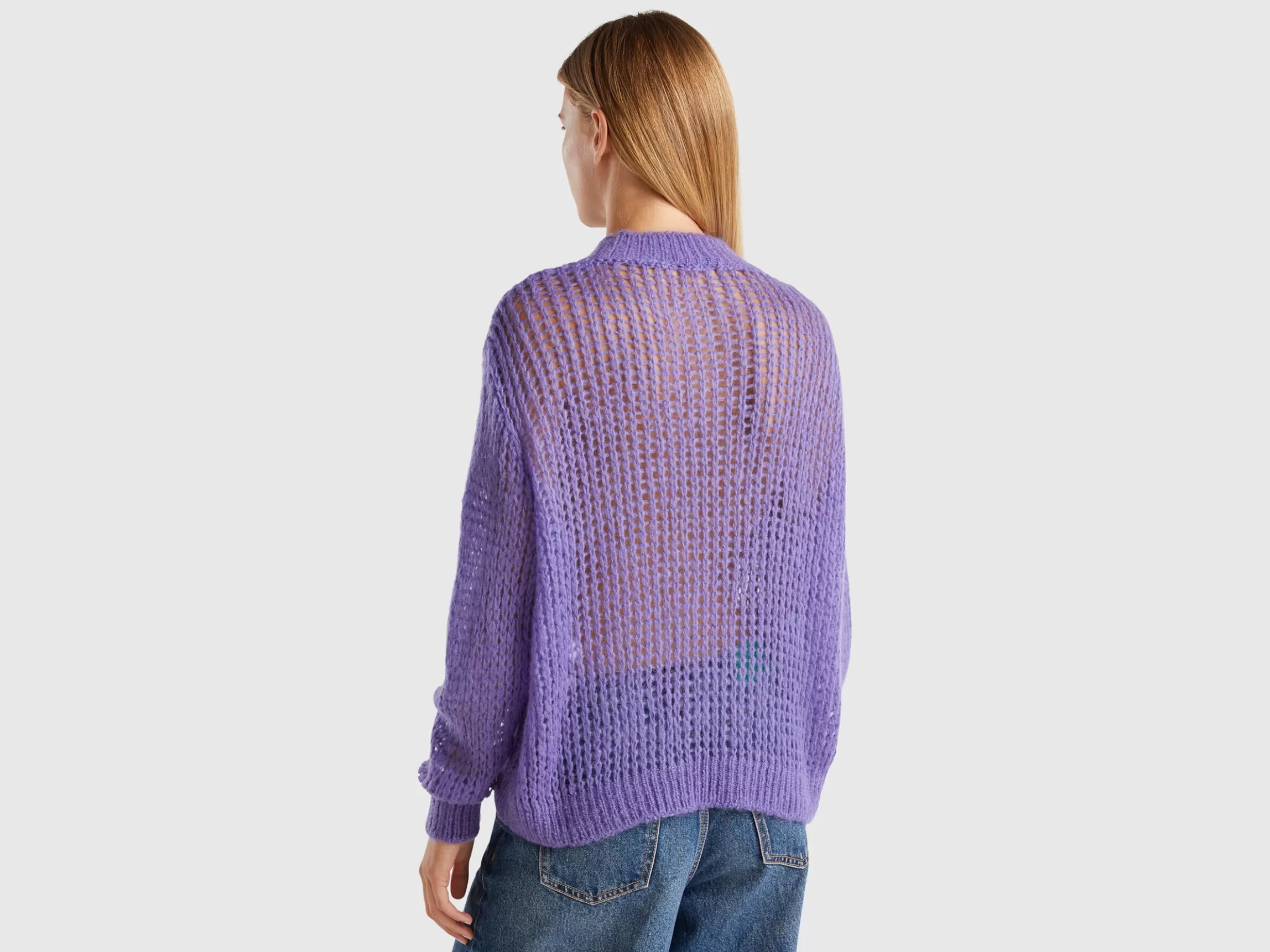 United Colors of Benetton Turtleneck sweater in mohair blend