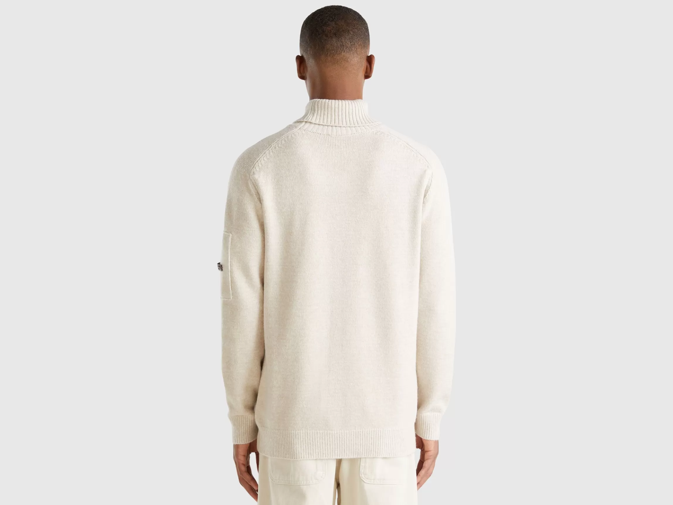 United Colors of Benetton Turtleneck sweater with pocket