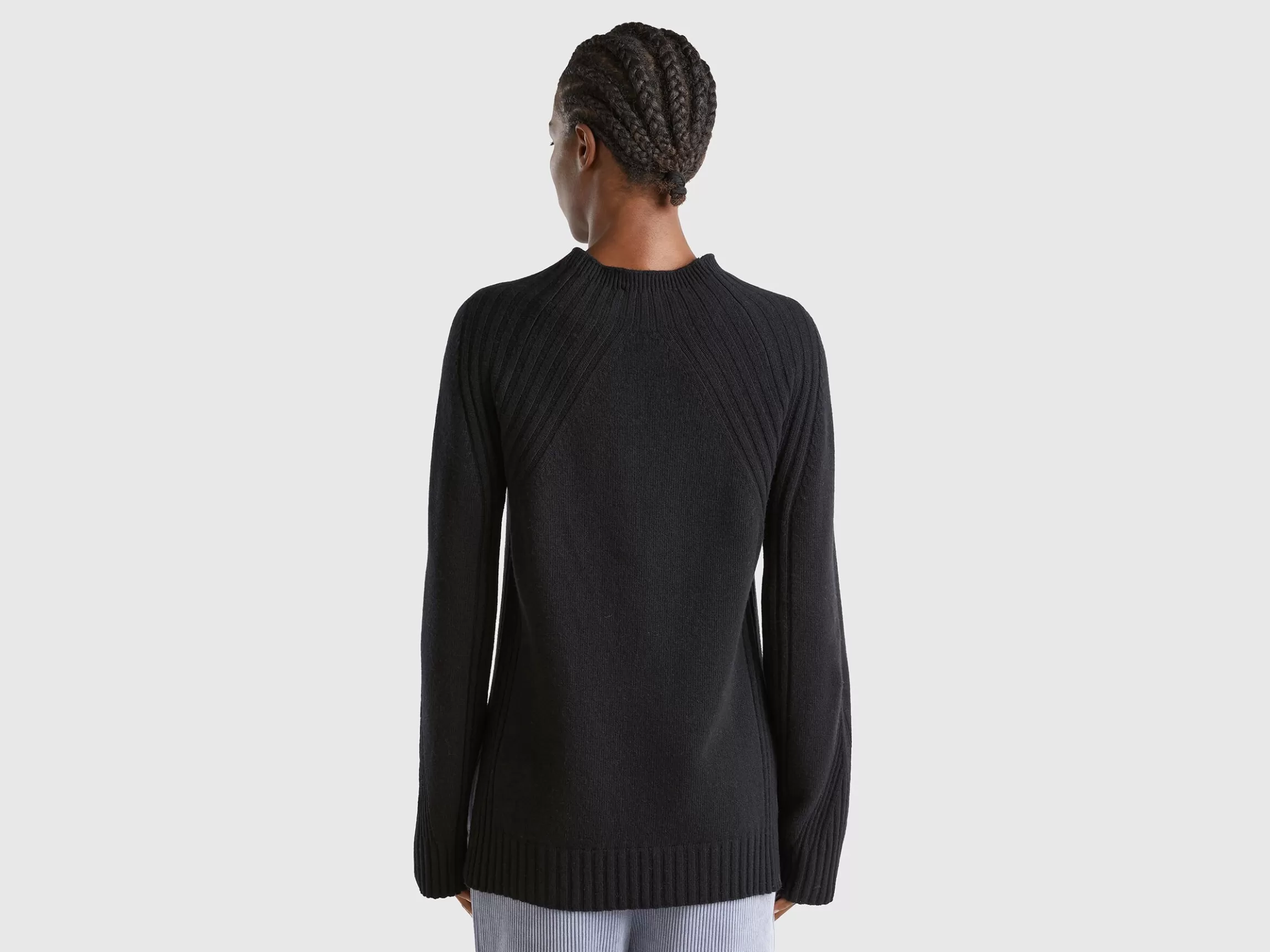 United Colors of Benetton Turtleneck sweater with slits