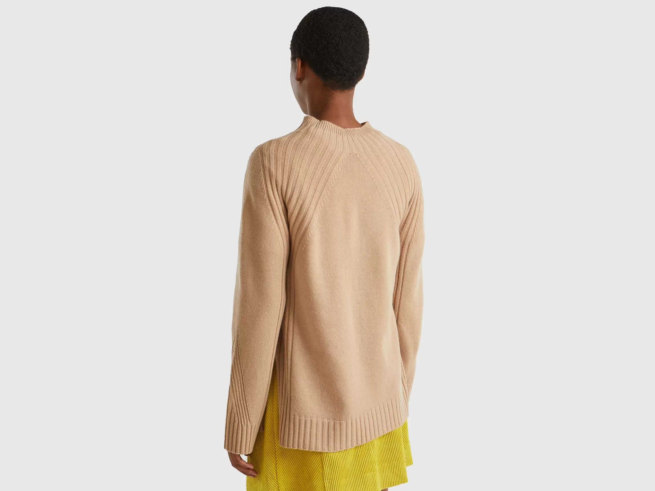 United Colors of Benetton Turtleneck sweater with slits