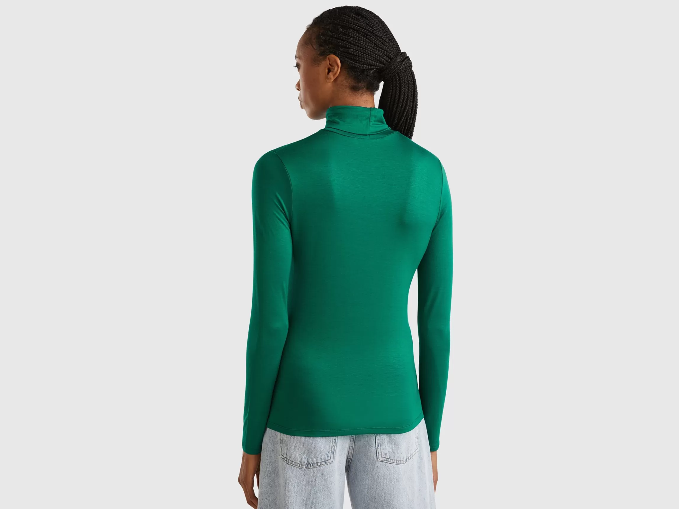 United Colors of Benetton Turtleneck t-shirt in stretch viscose