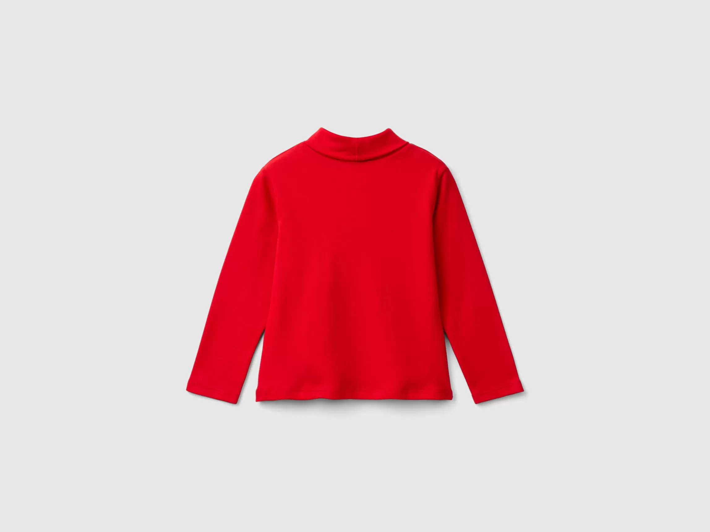 United Colors of Benetton Turtleneck t-shirt in warm organic cotton