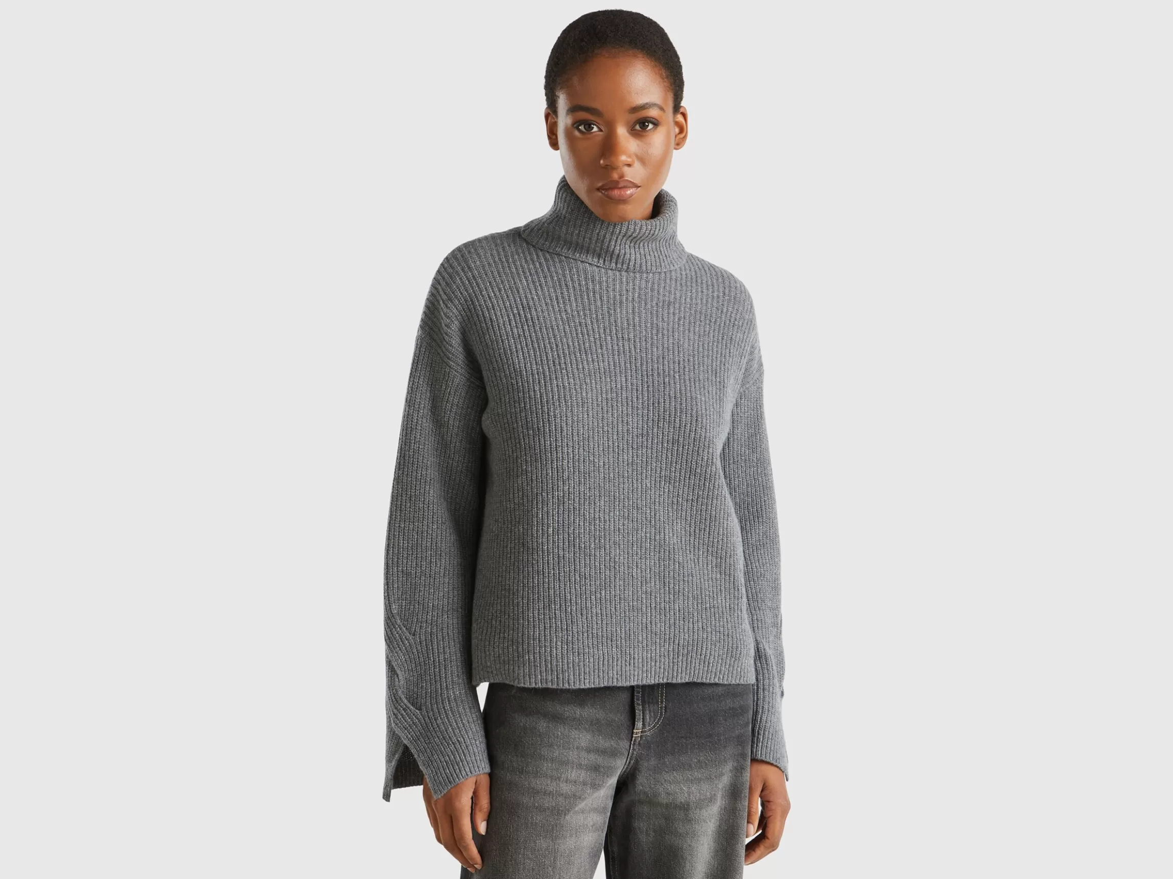 United Colors of Benetton Turtleneck with wide collar