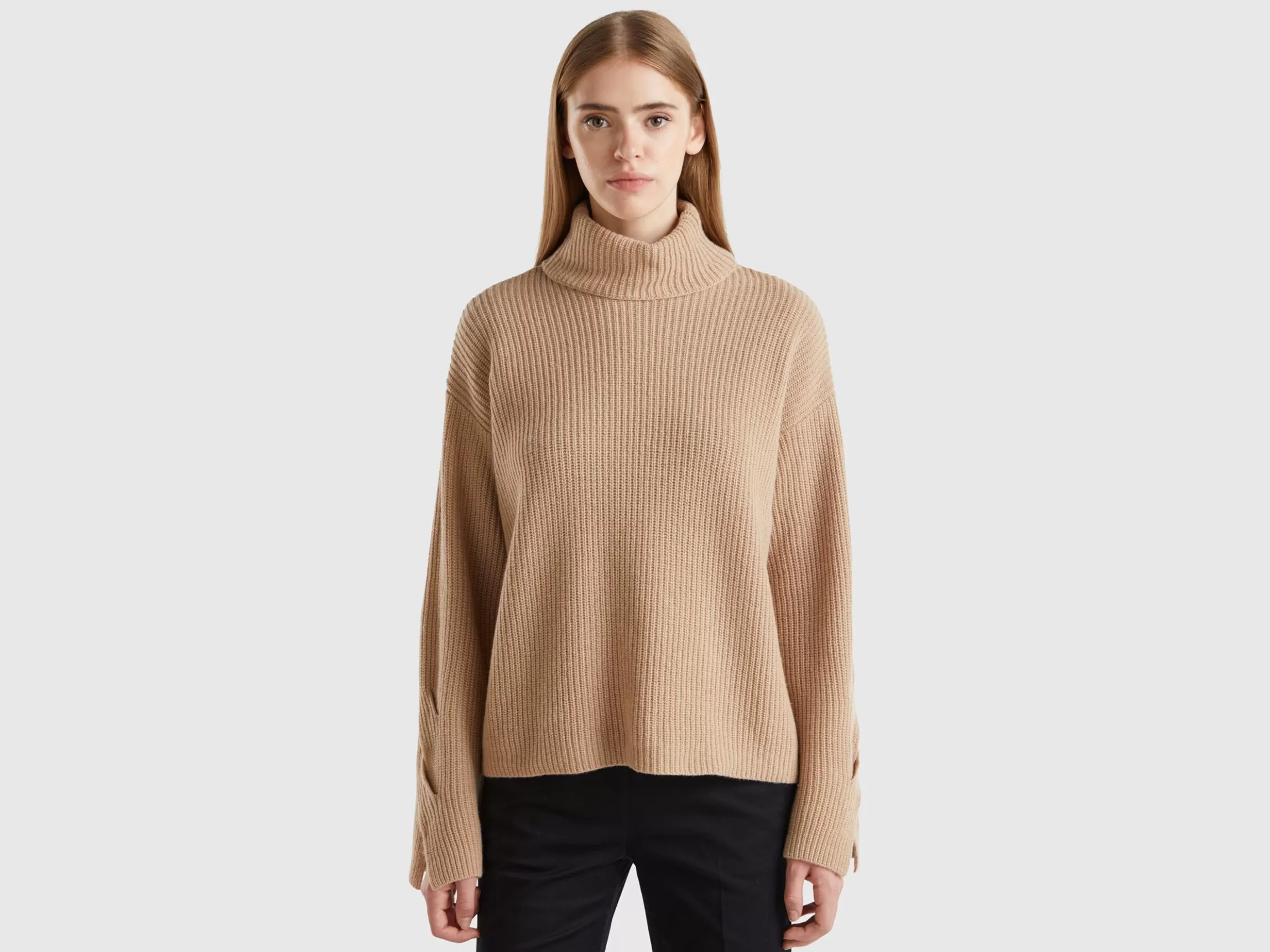 United Colors of Benetton Turtleneck with wide collar