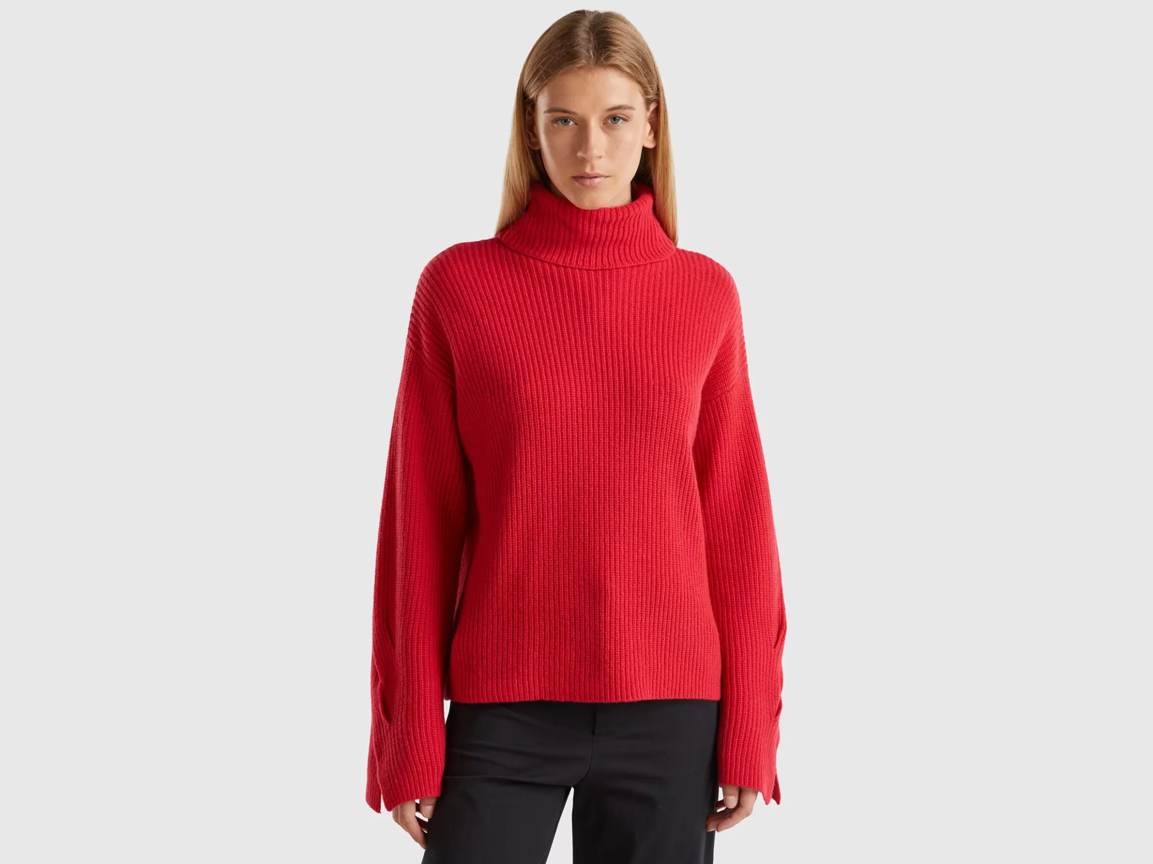 United Colors of Benetton Turtleneck with wide collar