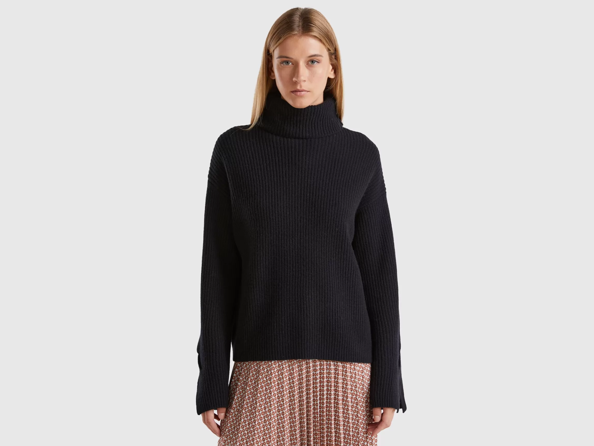 United Colors of Benetton Turtleneck with wide collar