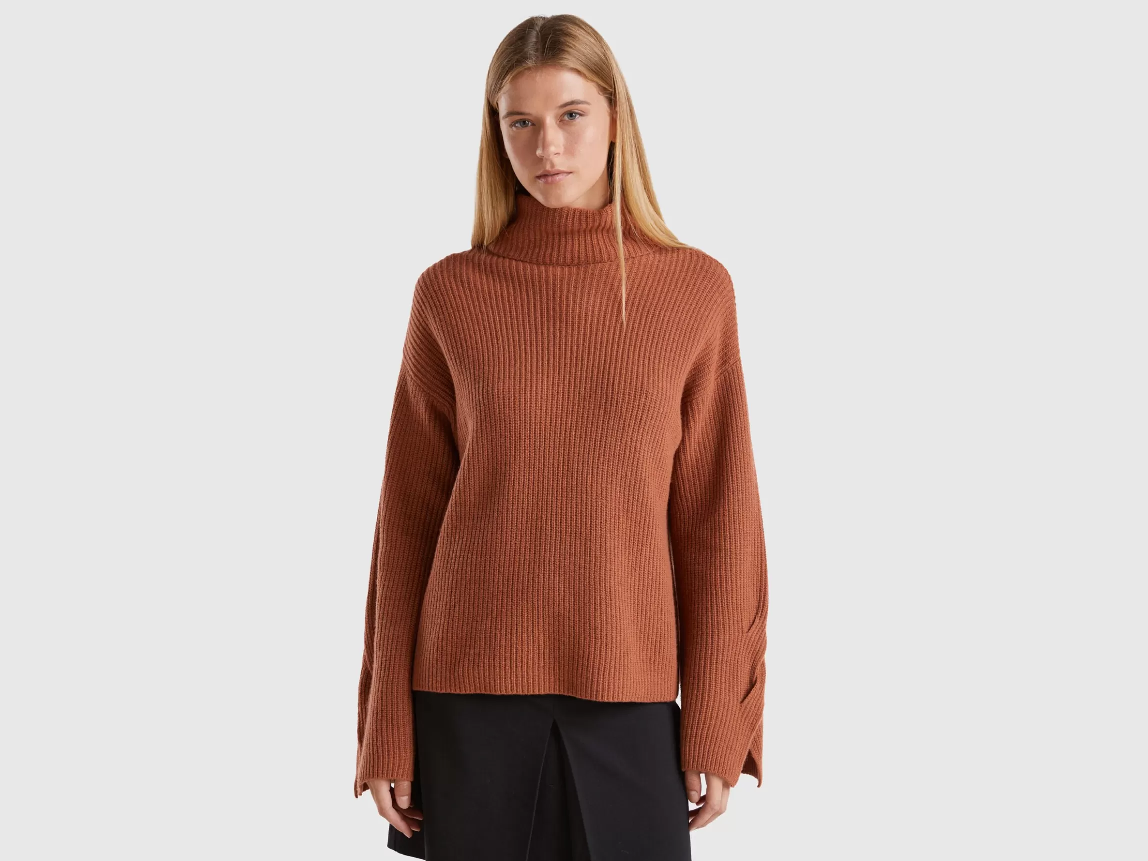 United Colors of Benetton Turtleneck with wide collar