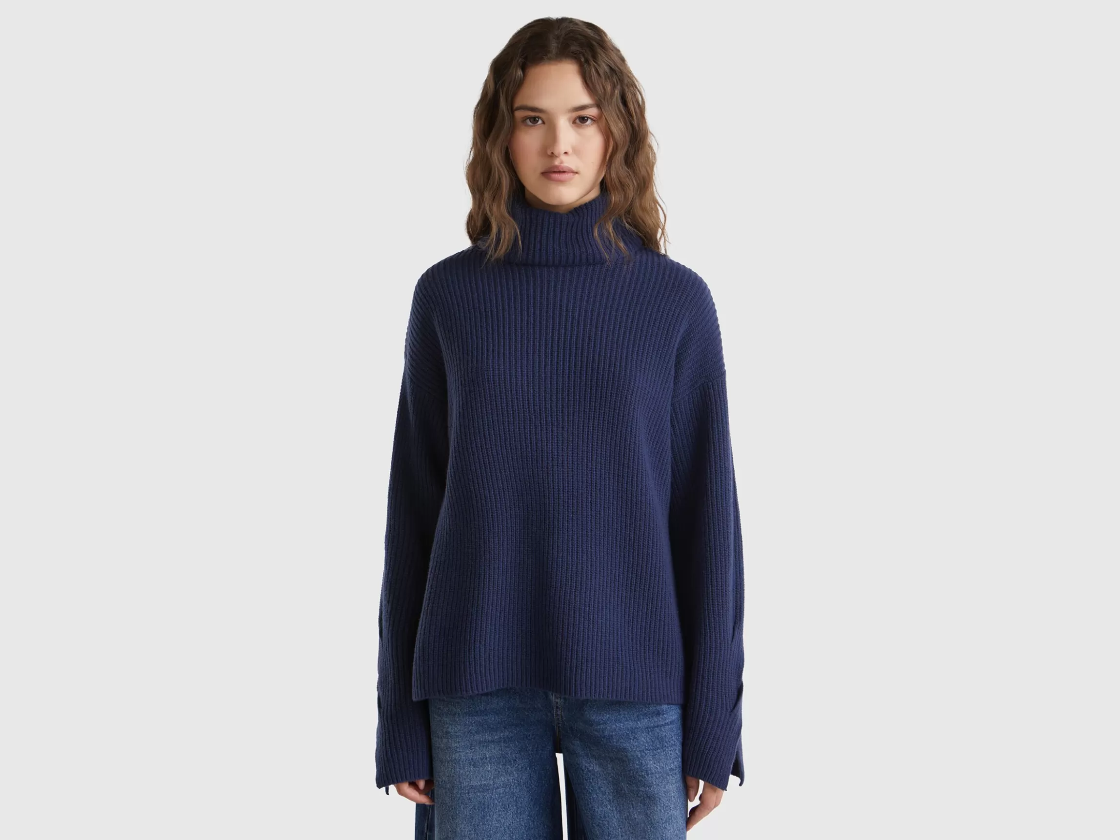 United Colors of Benetton Turtleneck with wide collar