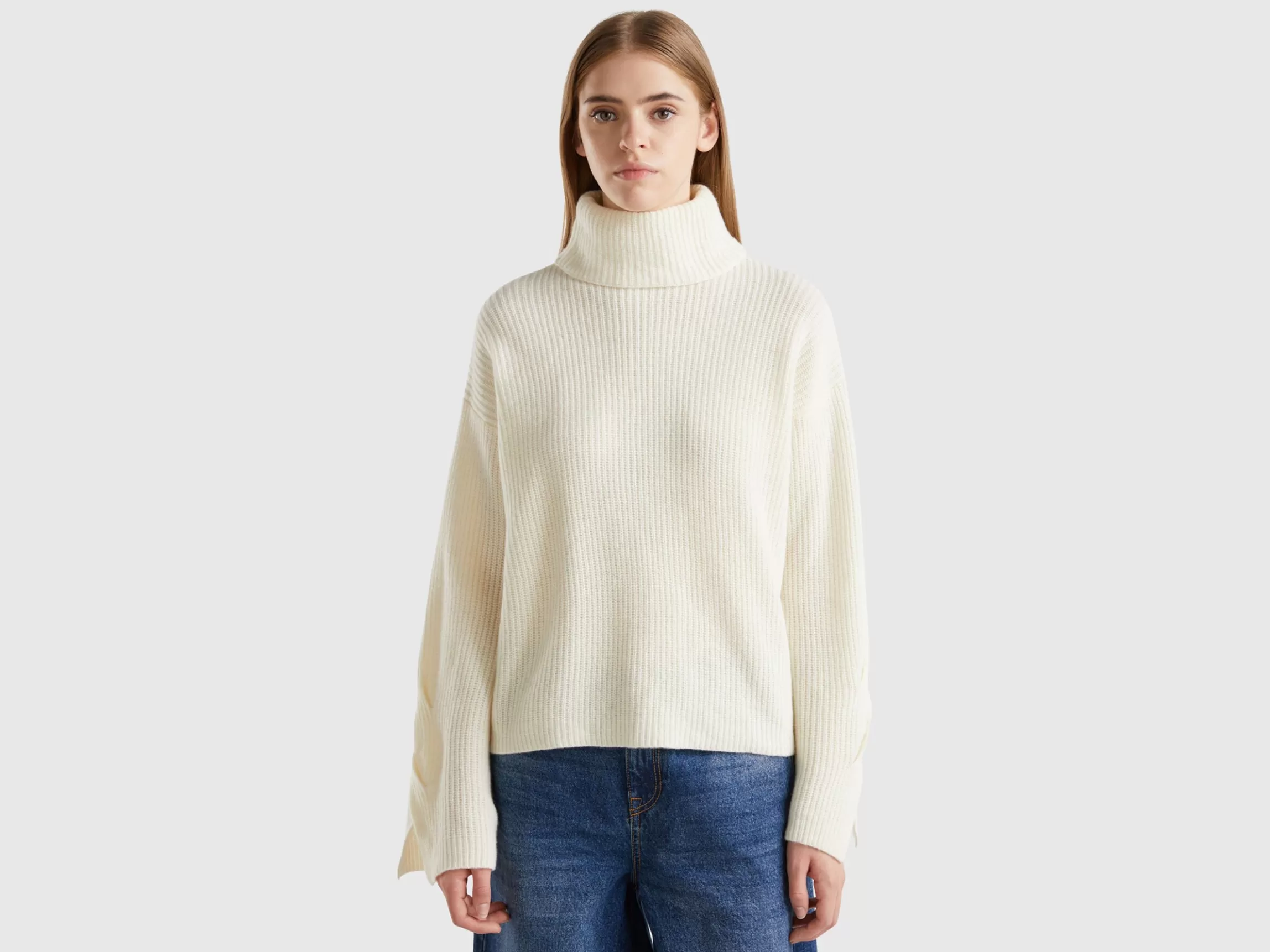 United Colors of Benetton Turtleneck with wide collar