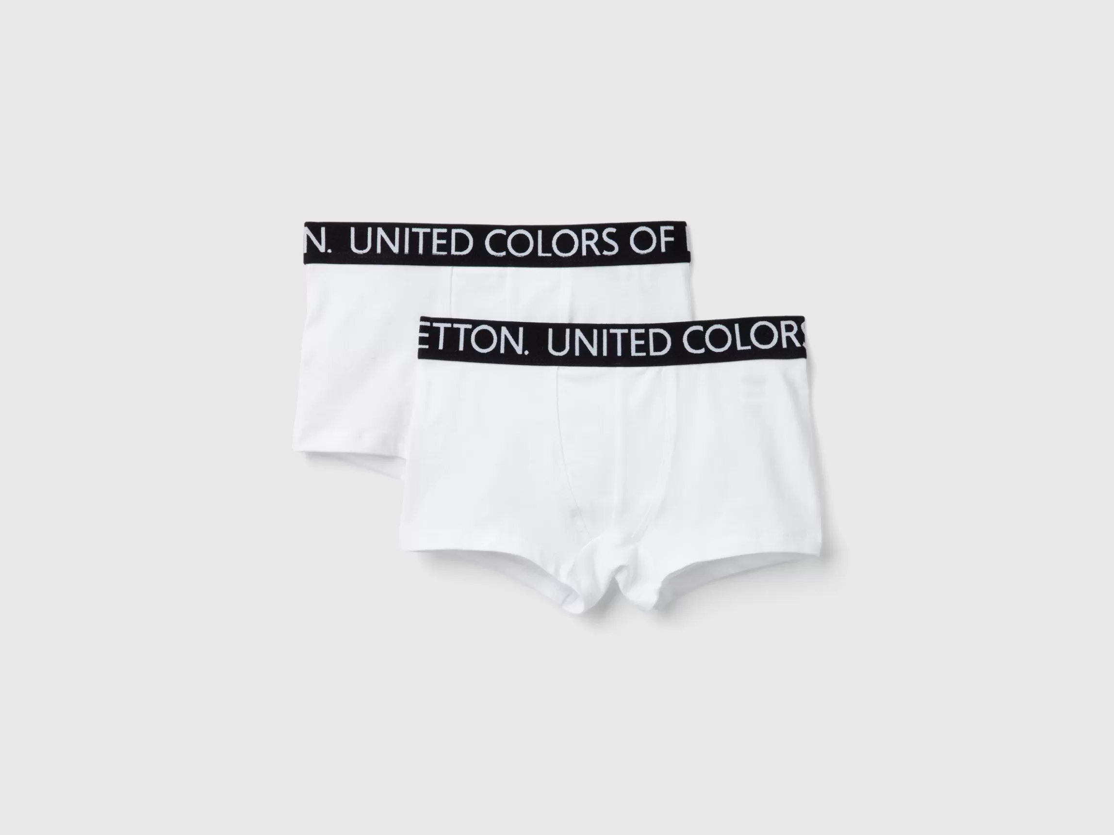 United Colors of Benetton Two boxers with logoed elastic