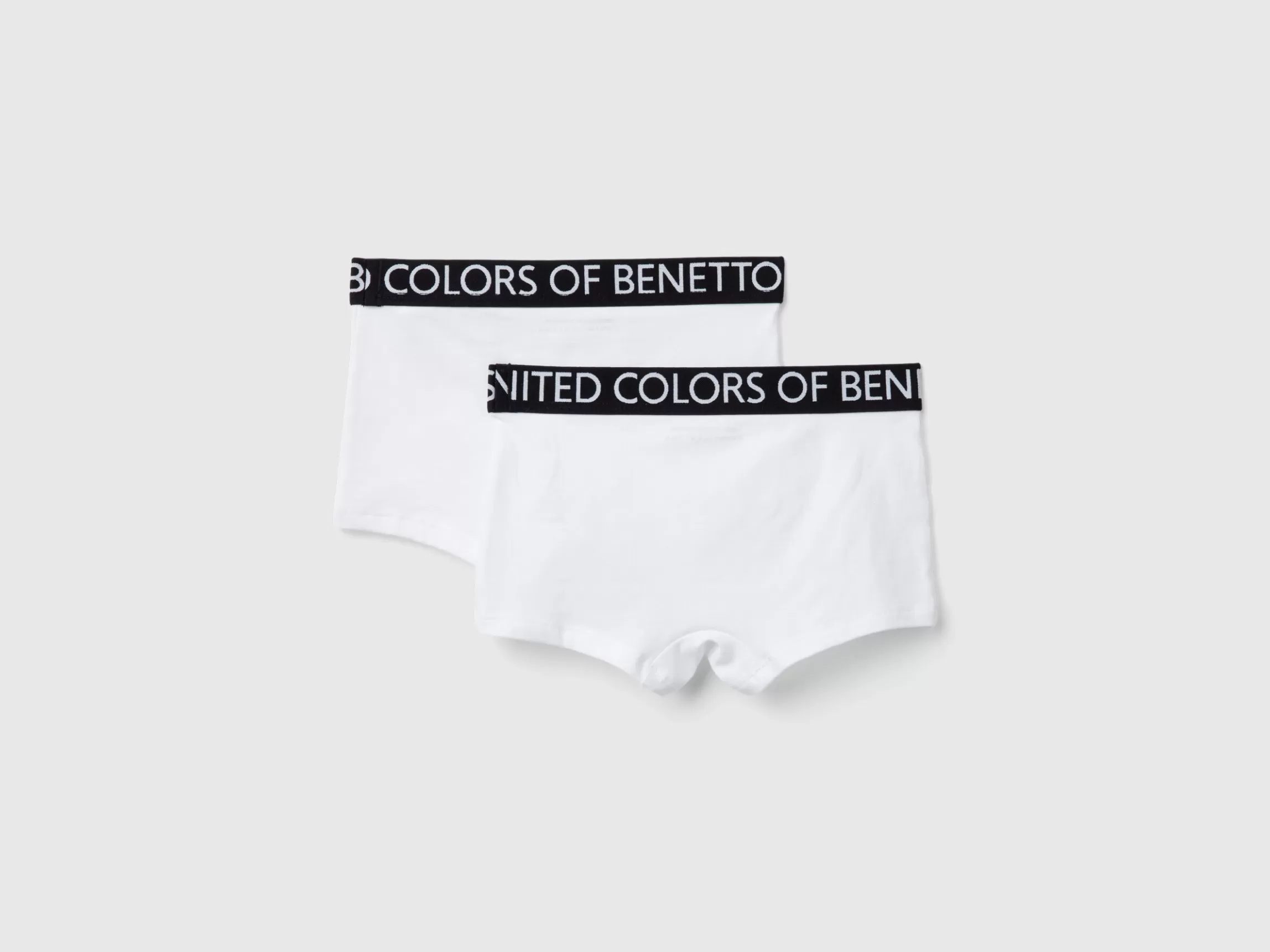 United Colors of Benetton Two boxers with logoed elastic