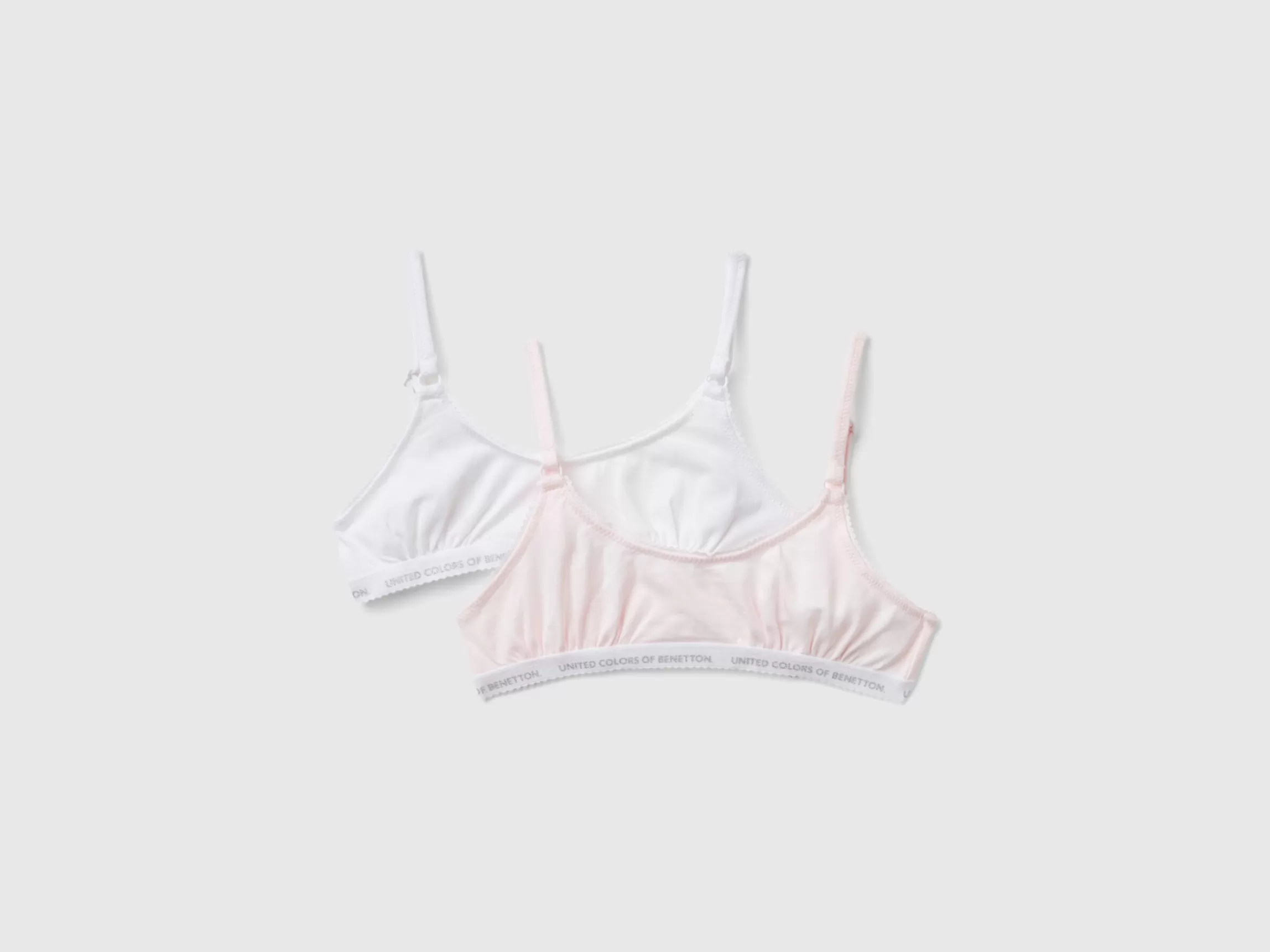 United Colors of Benetton Two bras in stretch cotton