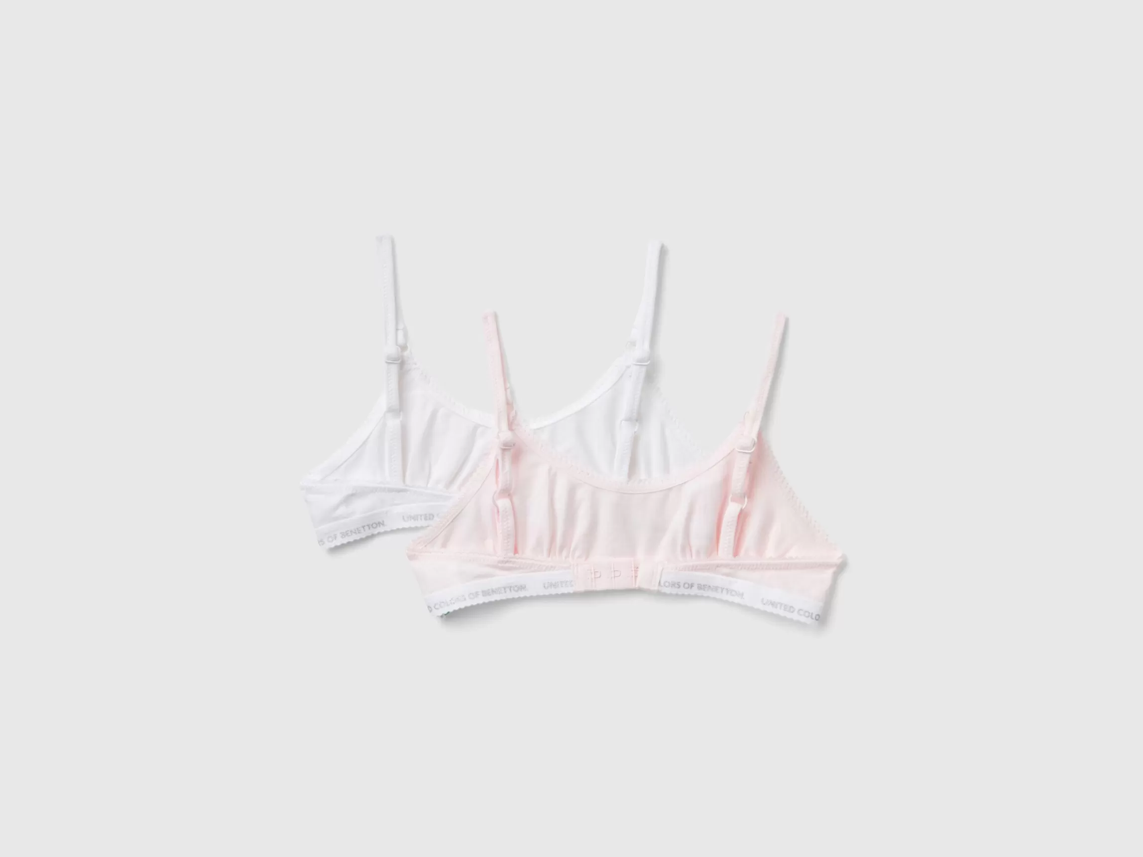 United Colors of Benetton Two bras in stretch cotton