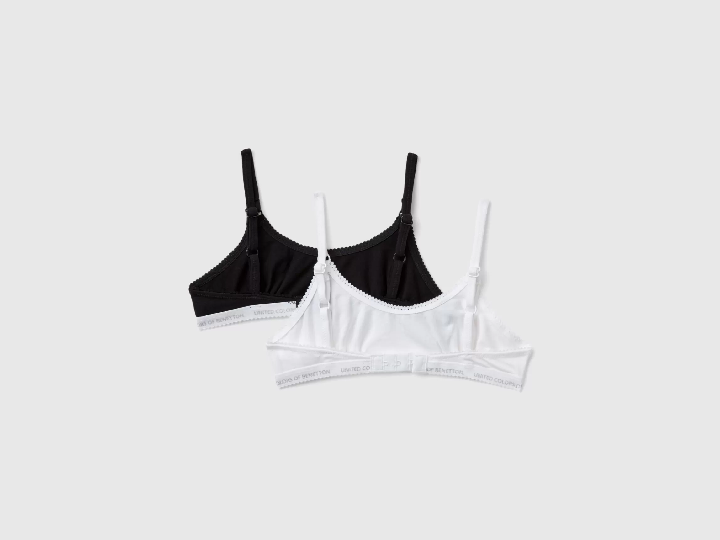 United Colors of Benetton Two bras in stretch cotton