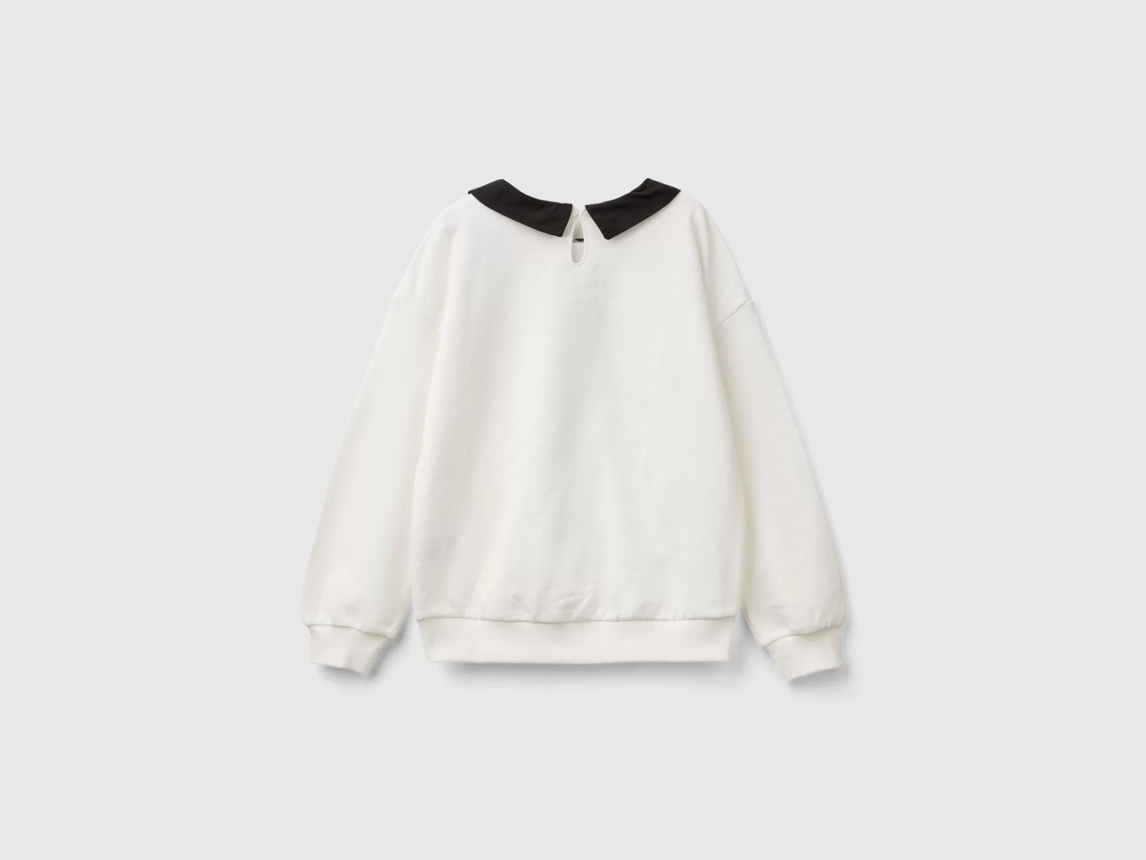 United Colors of Benetton Wednesday Addams collared sweatshirt