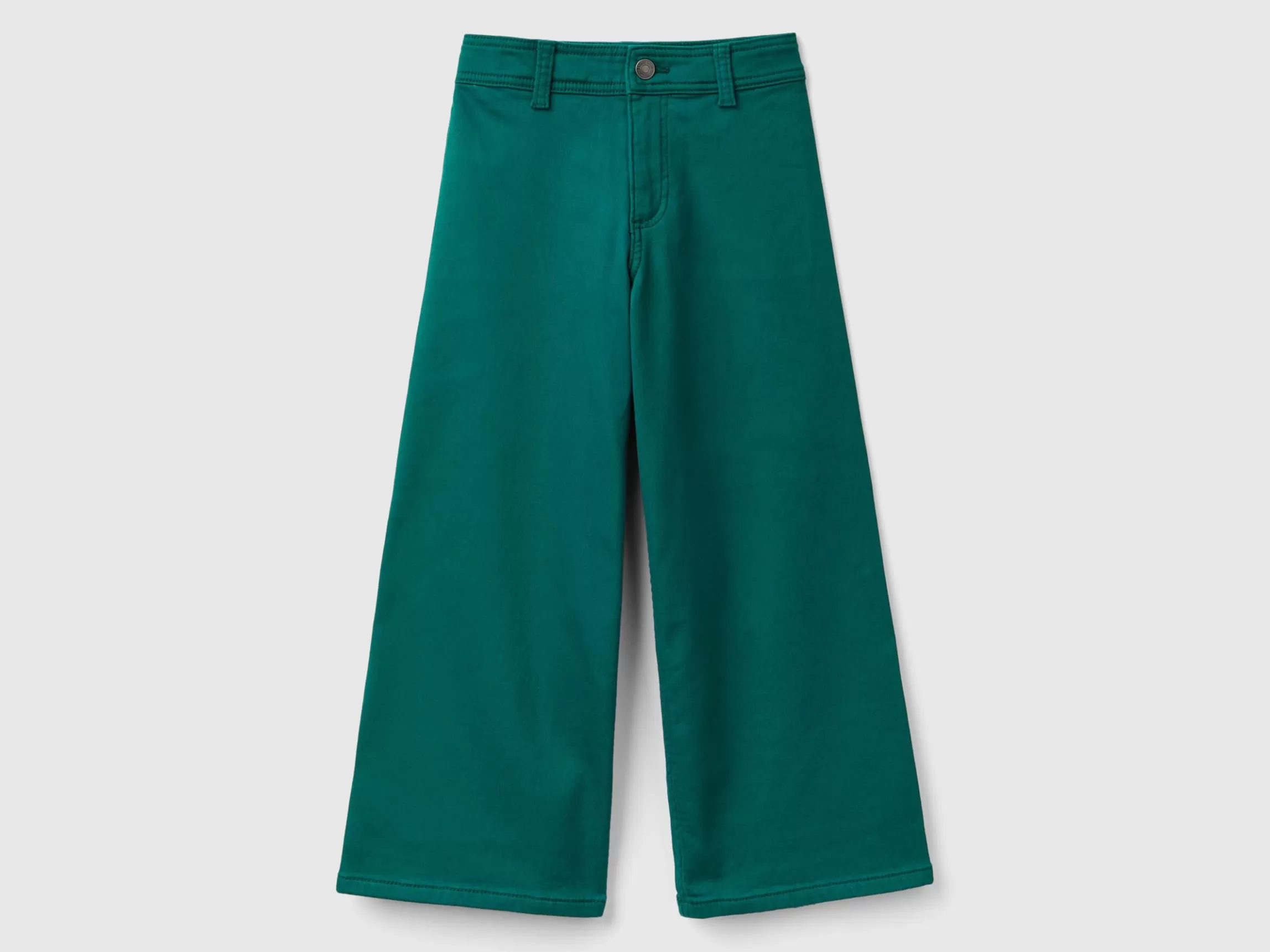 United Colors of Benetton Wide trousers in stretch cotton