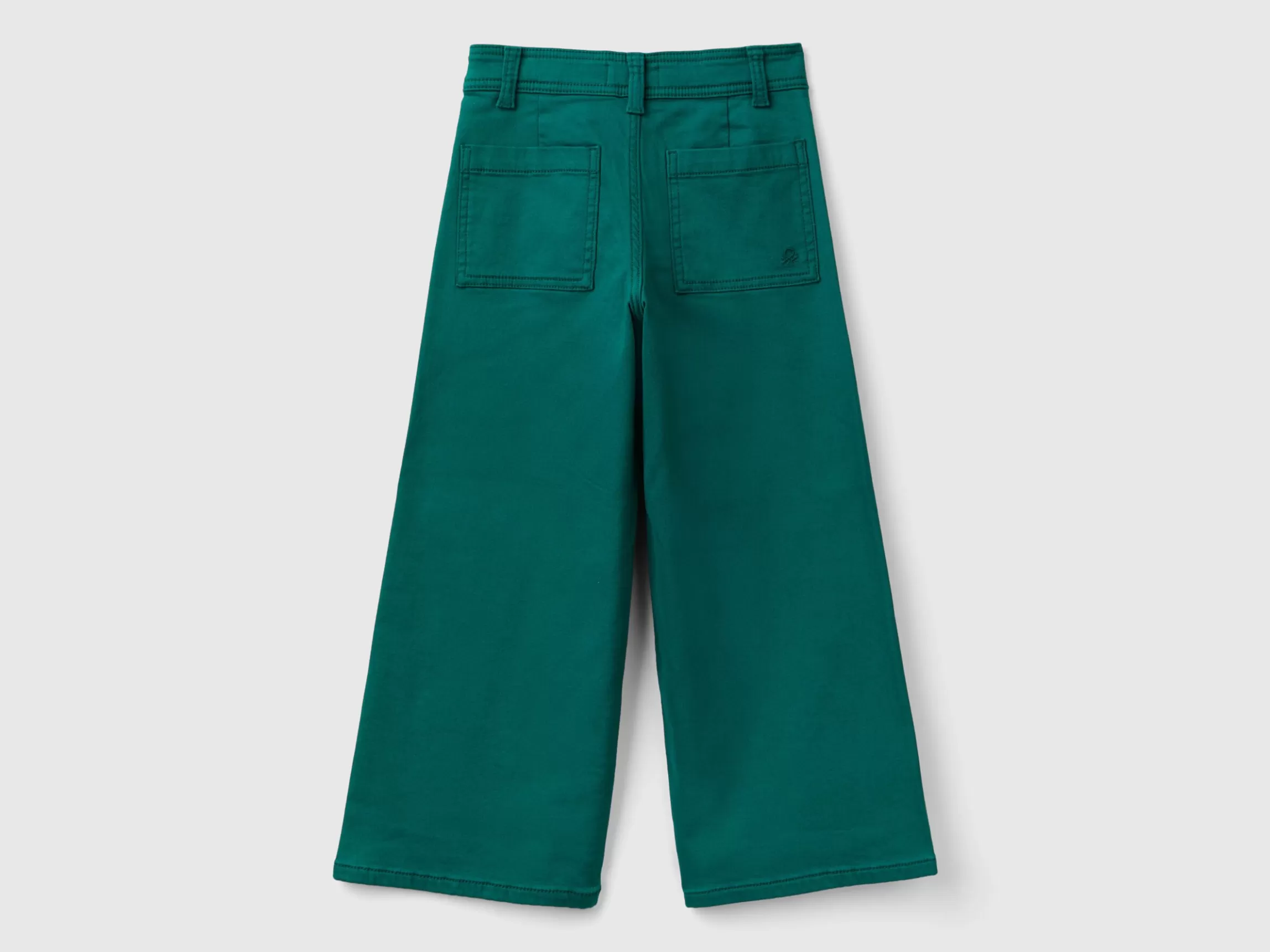 United Colors of Benetton Wide trousers in stretch cotton