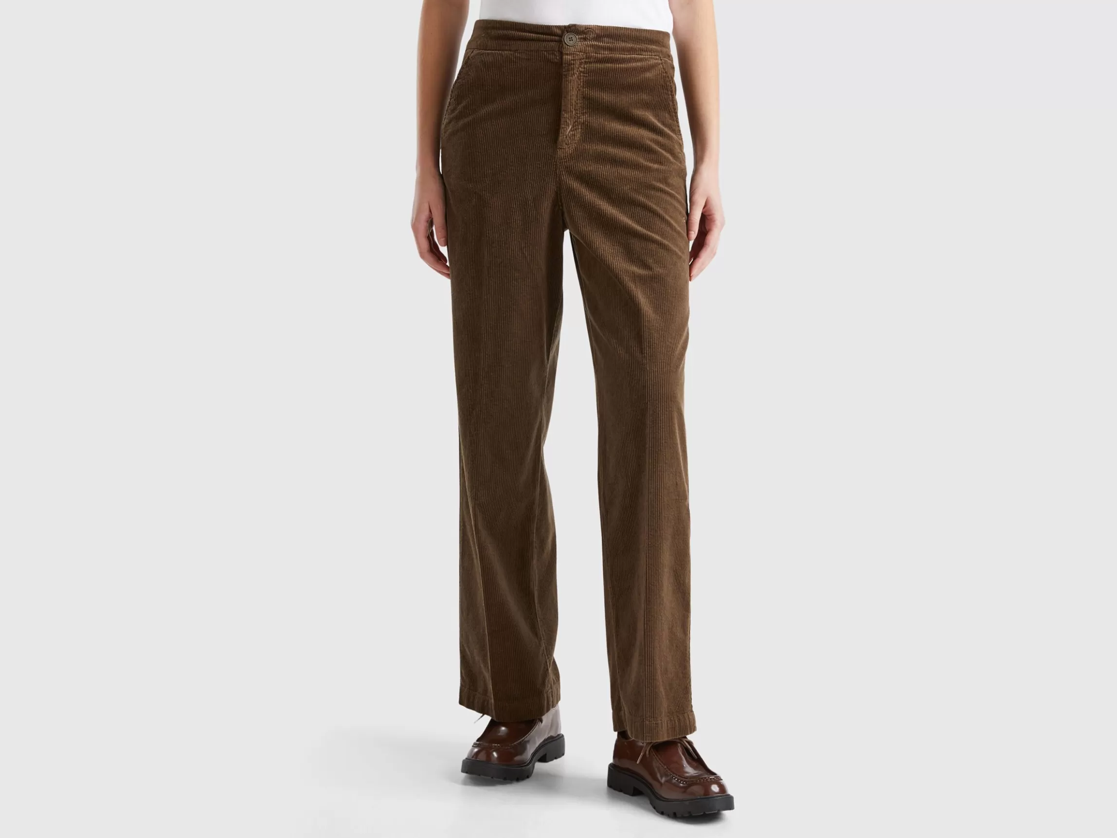 United Colors of Benetton Wide velvet trousers