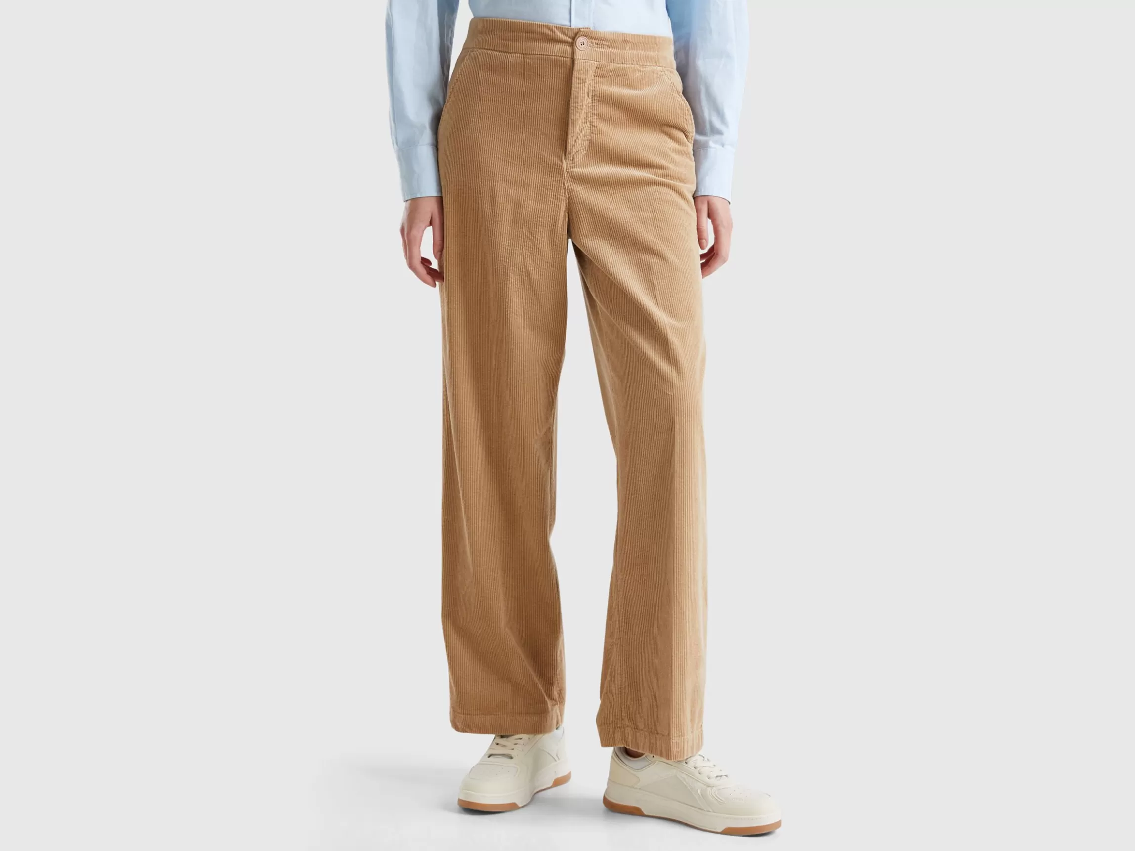 United Colors of Benetton Wide velvet trousers