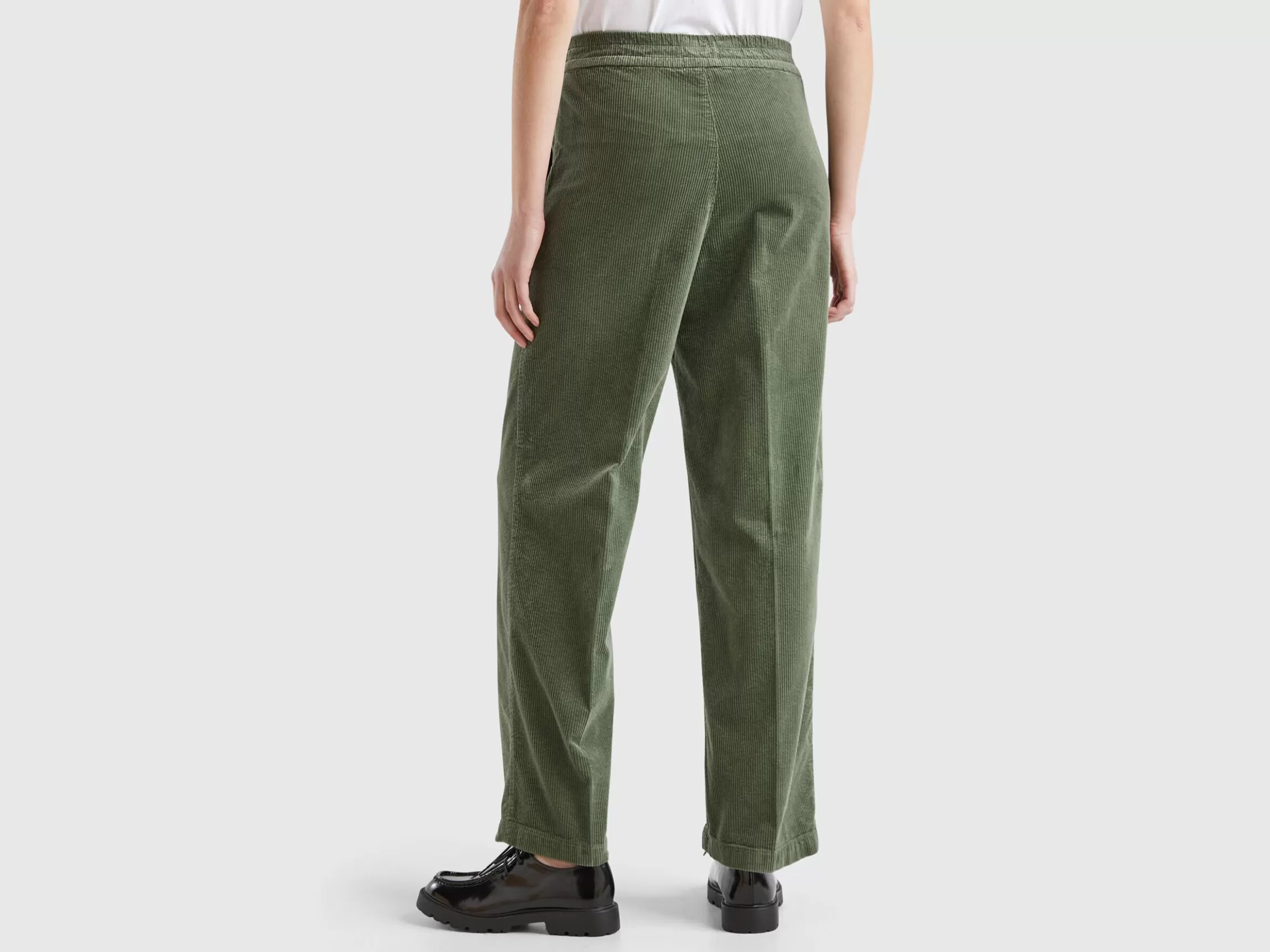 United Colors of Benetton Wide velvet trousers