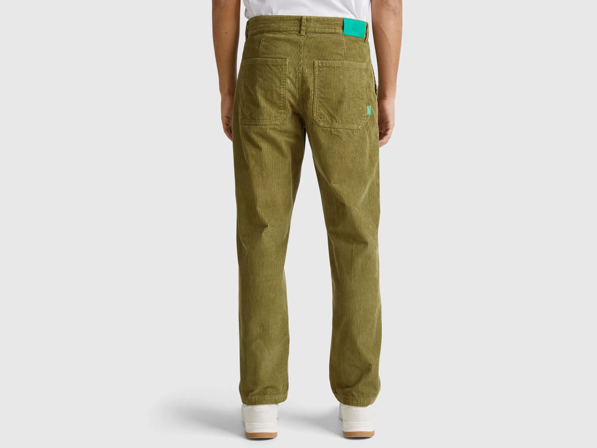 United Colors of Benetton Worker-style velvet trousers