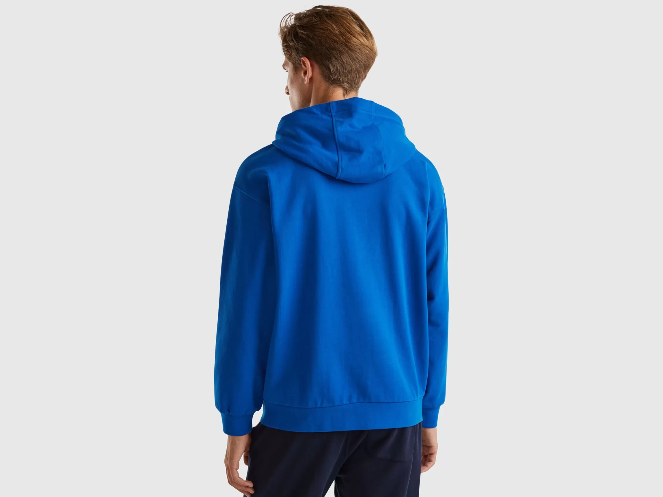 United Colors of Benetton Zip-up hoodie in cotton